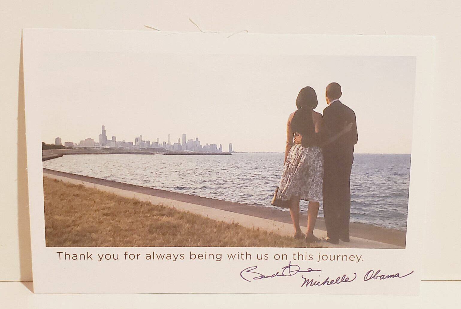 PRESIDENT BARACK & MICHELLE OBAMA POLITICAL CENTER PROMO PHOTO CARDS & PAMPHLETS