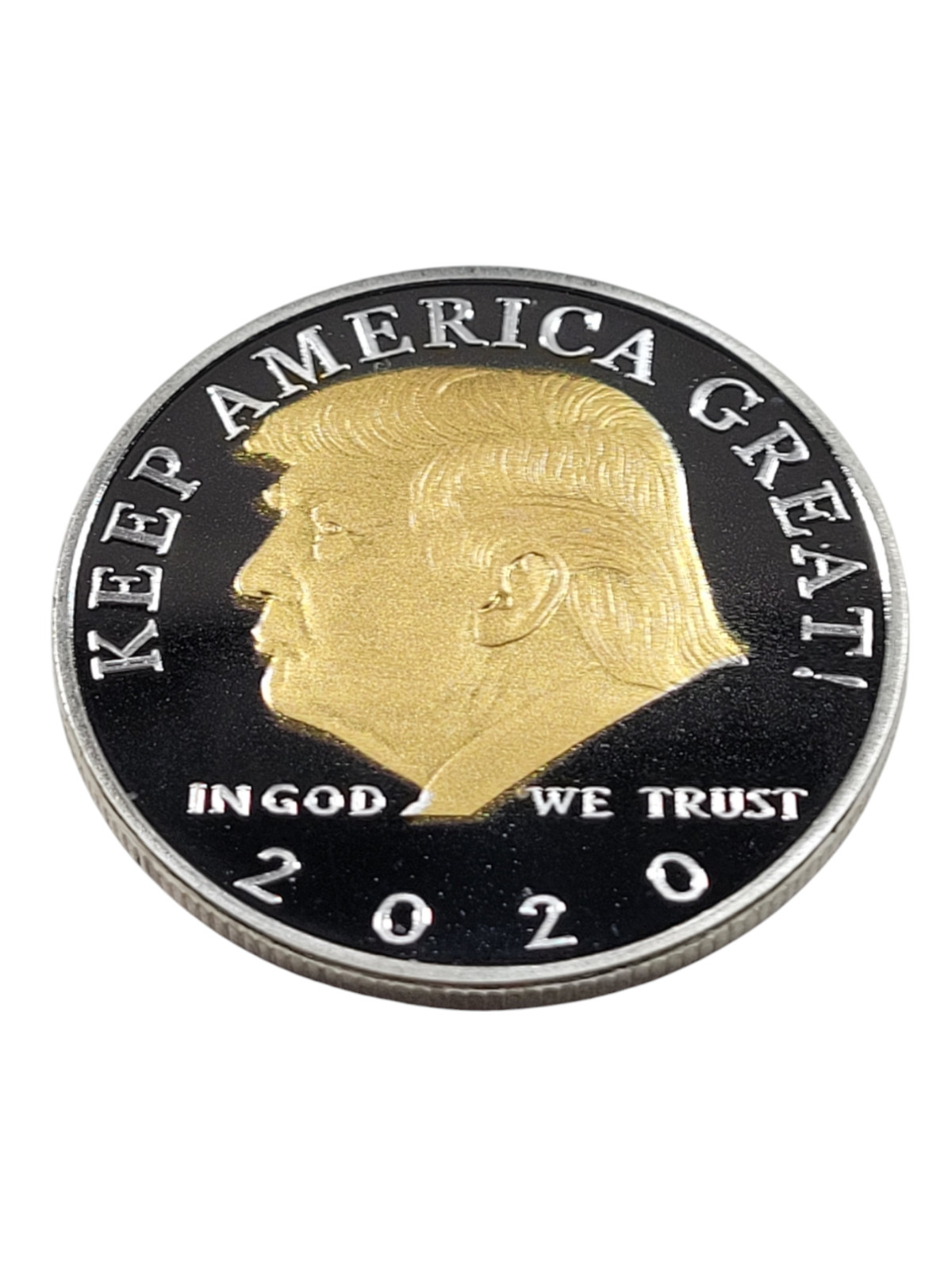 DONALD TRUMP 2020 SILVER GOLD PLATED COIN 45 PRESIDENT KEEP AMERICA GREAT HOT!