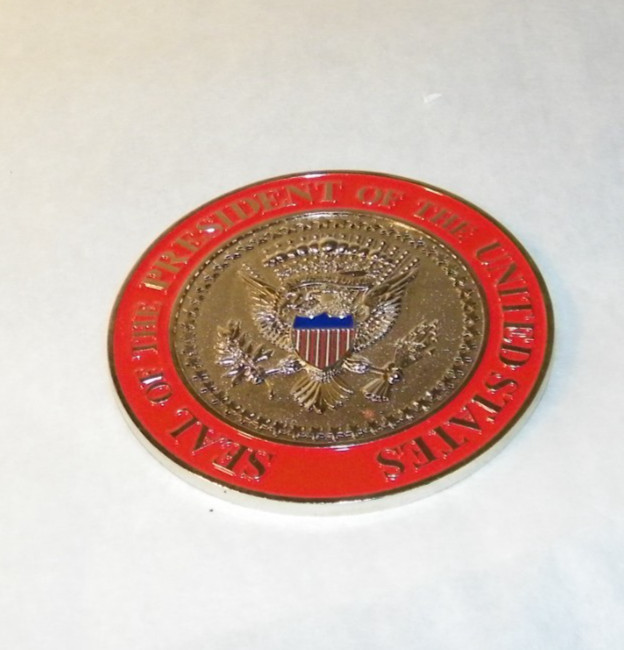 U.S. 45th President Donald J Trump Challenge Coin White House Presidential Seal