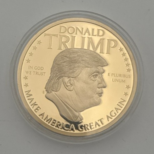 Donald Trump Speeches Coin Collection 24K Gold Layered Proof w/COA American Mint