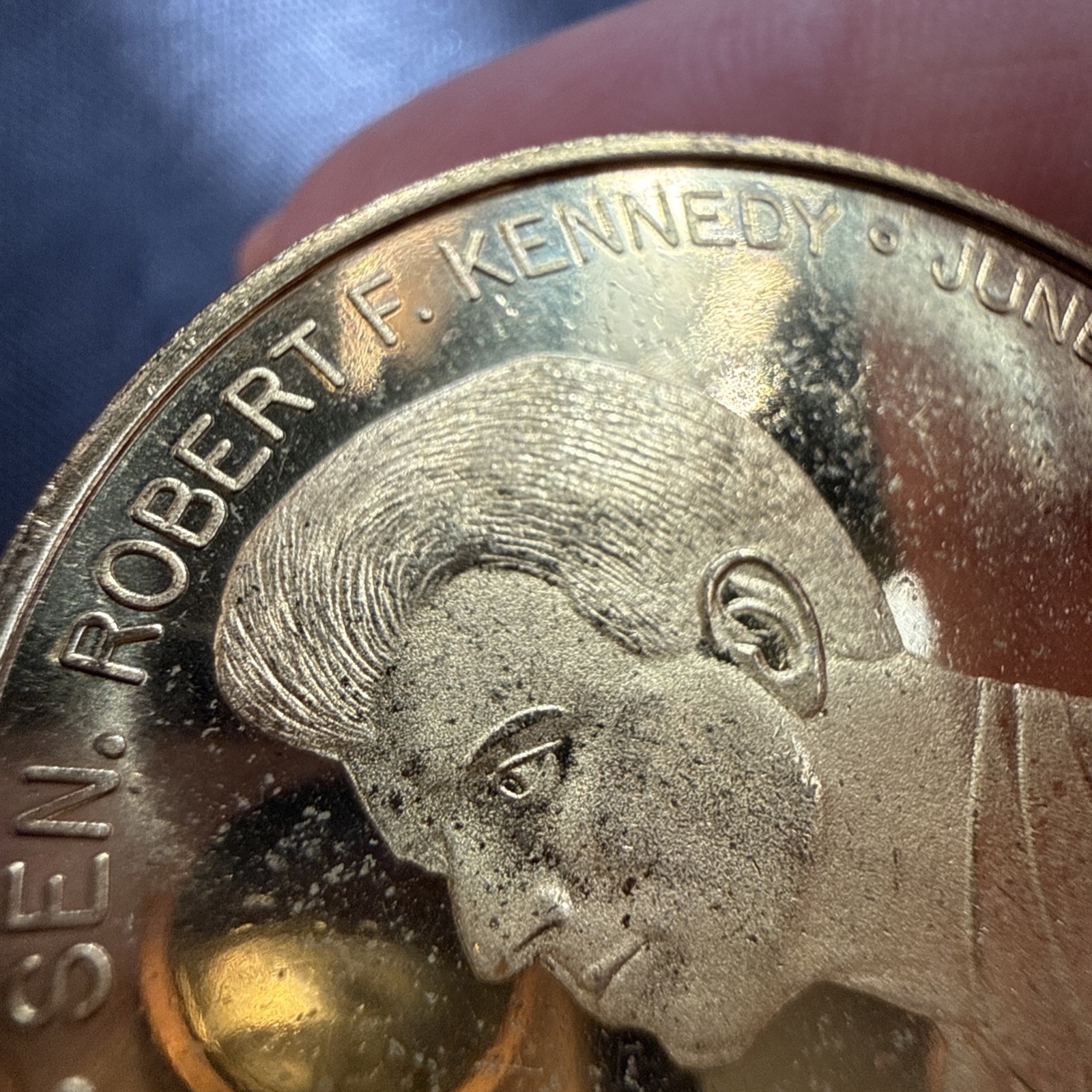 🪙 John Robert Kennedy JFK RFK medal token campaign political 1960s
