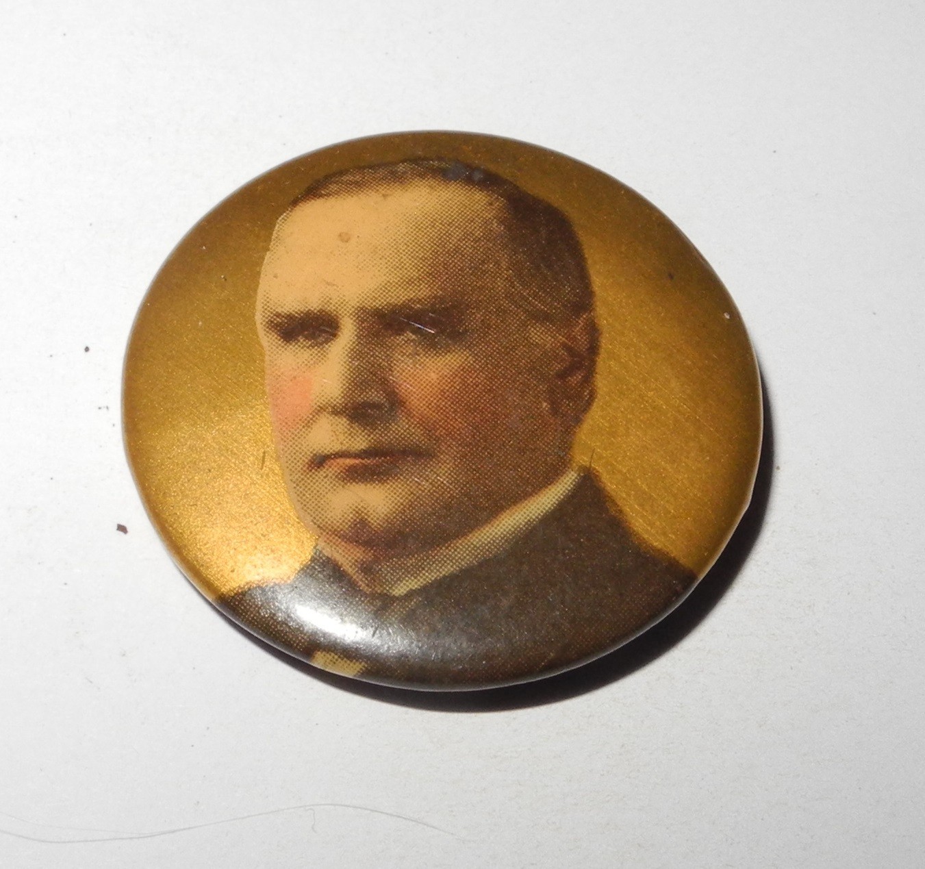 1900 WILLIAM MCKINLEY Political Campaign President Election Button 1.25″ Pin