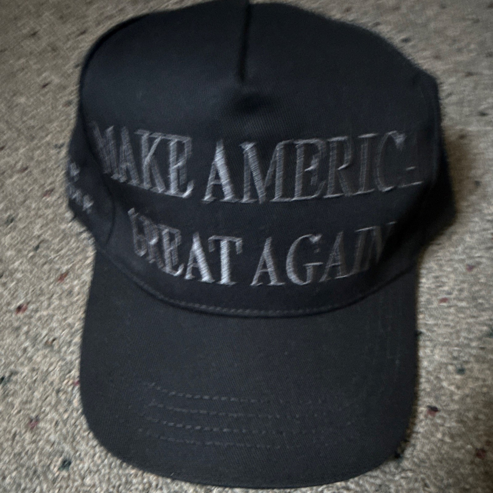 Make America Great Again Never Surrender Black Adjustable Baseball Cap Hat