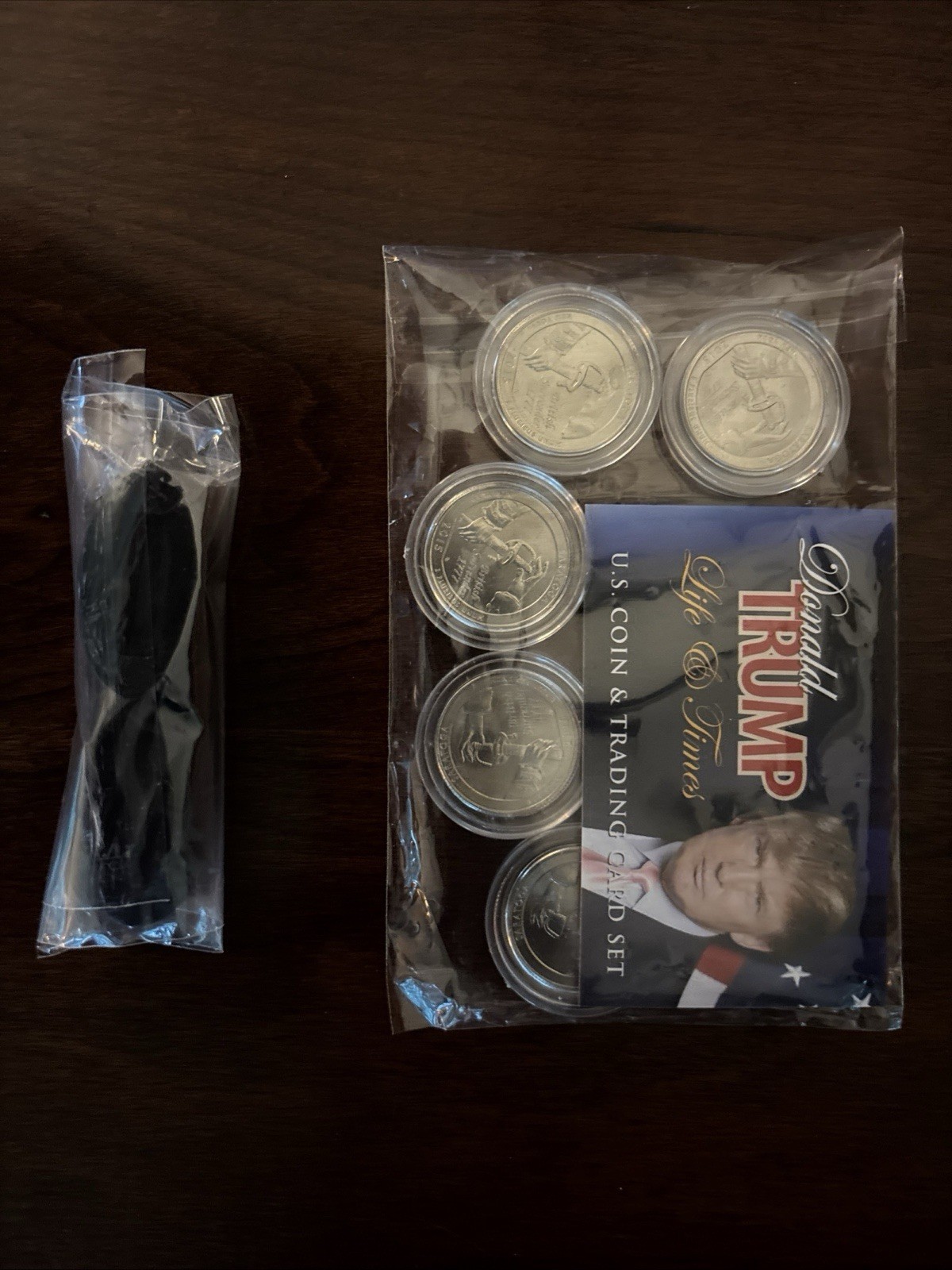 Donald Trump Life & Times 10 Piece Us Coin And Trading Card Collection, Mint