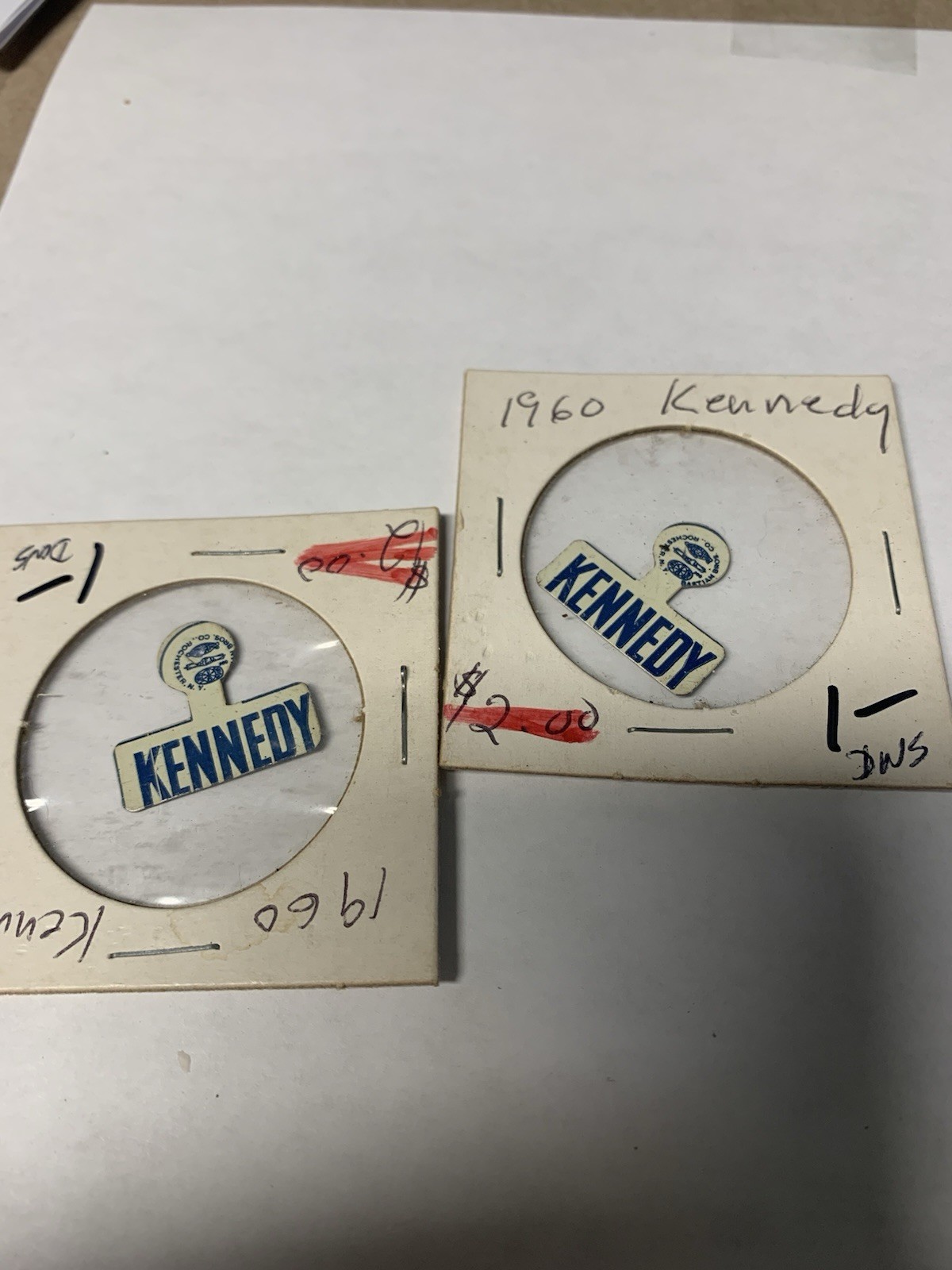 JFK Campaign Buttons From 1960 Made In Rochester NY (2)