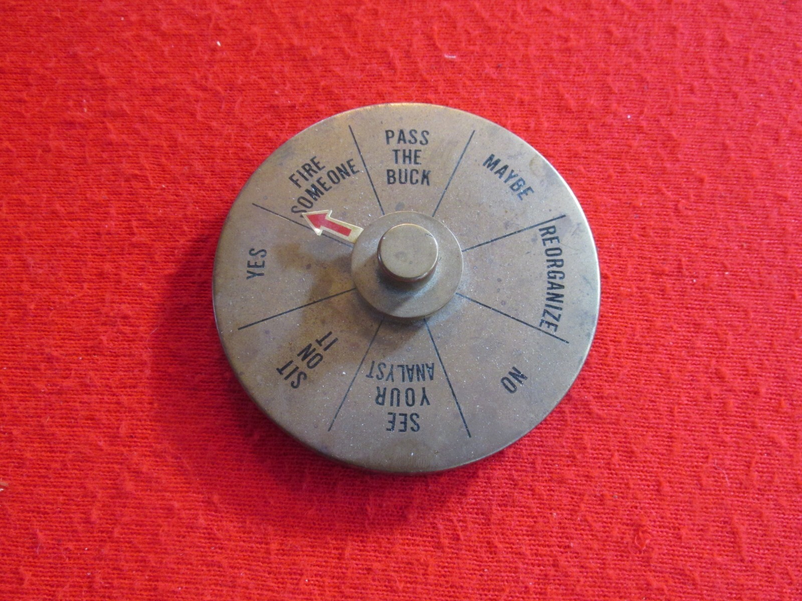Joe Biden’s Brain Solid brass magical Decision maker vintage
