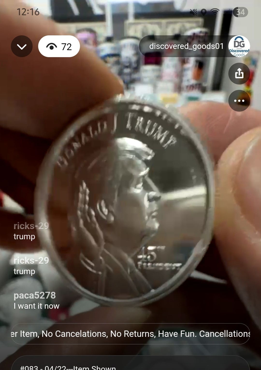 donald trump 45th president silver coin 2oz