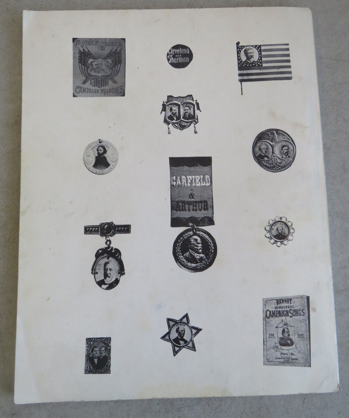 VINTAGE 1973 PRESIDENTIAL CAMPAIGN ITEMS 1789-1892 PRICE GUIDE BOOK DICK BRISTOW