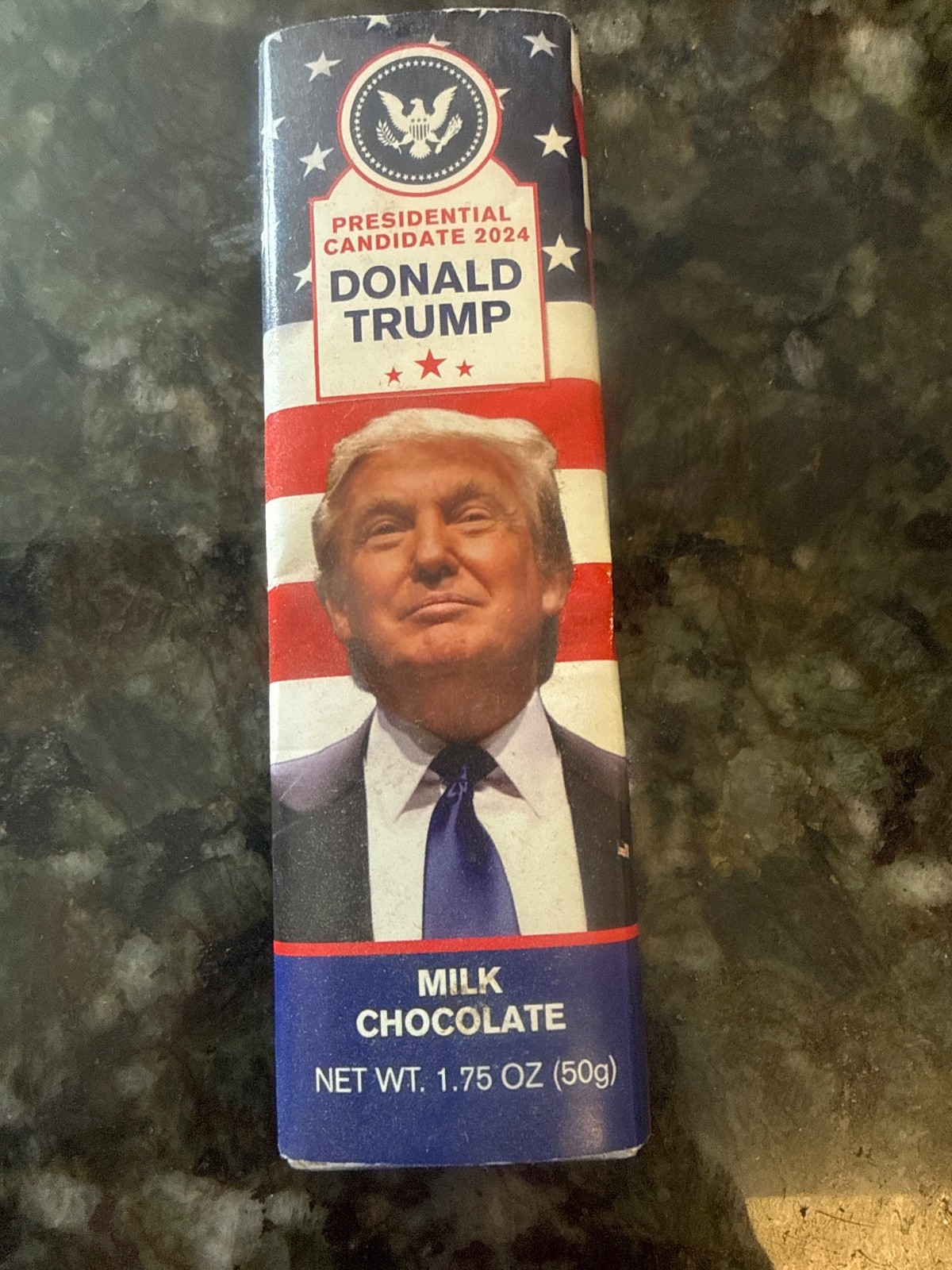 2025 President Donald Trump Milk Chocolate 1.5oz Bar