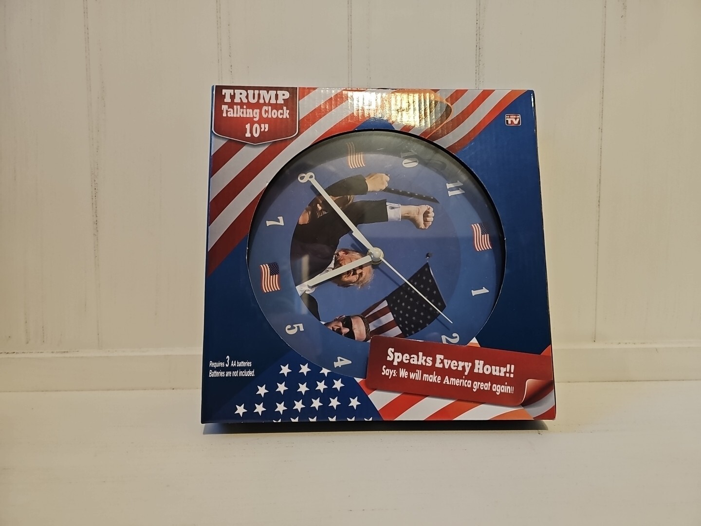 Donald Trump MAGA Talking Clock – NEW