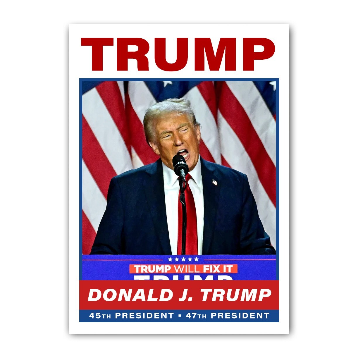 Donald Trump 2024 Election Highlights Presidential Trading Card LOT of 5 Cards