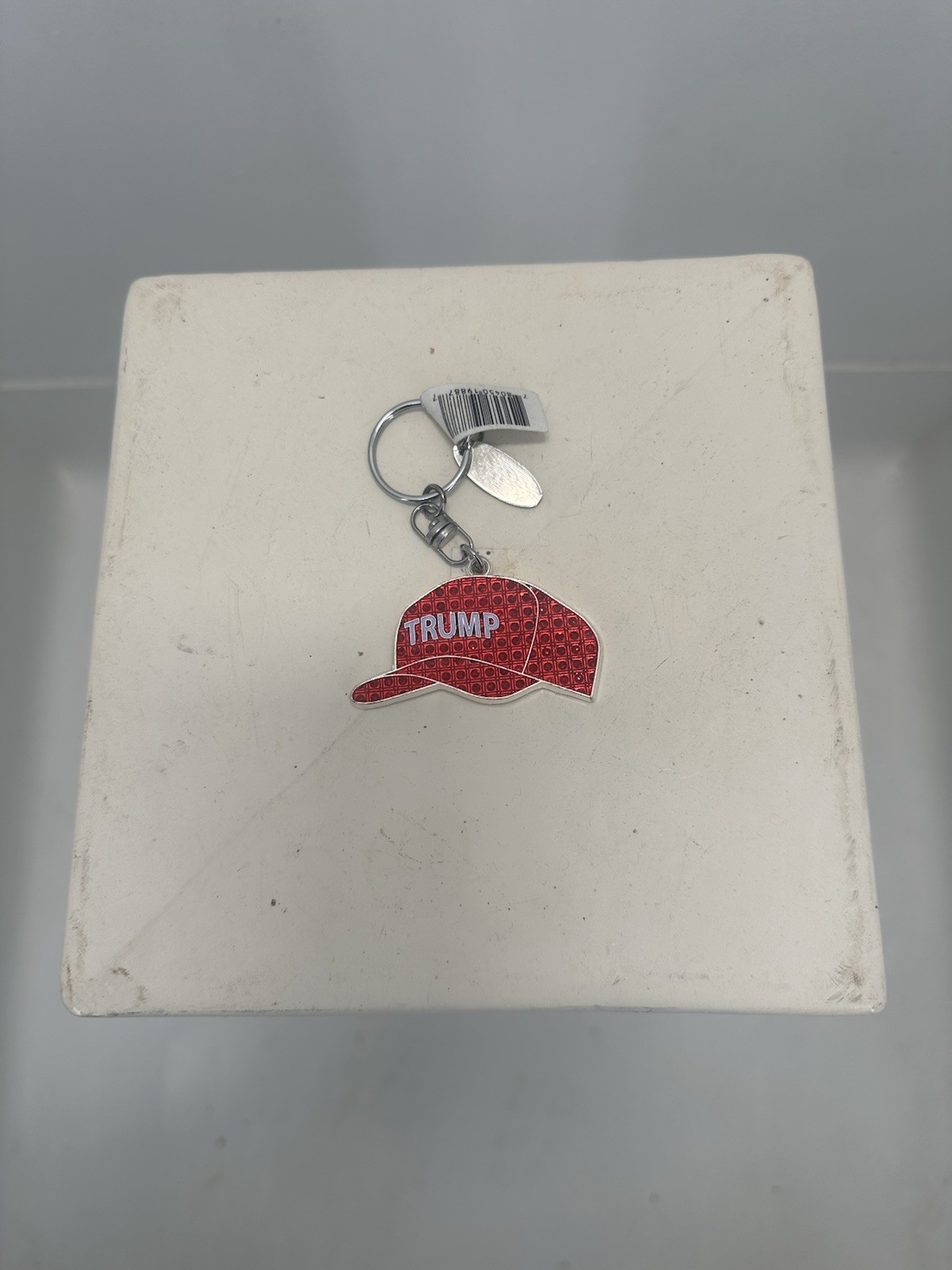 President Trump Red Hat Keychain