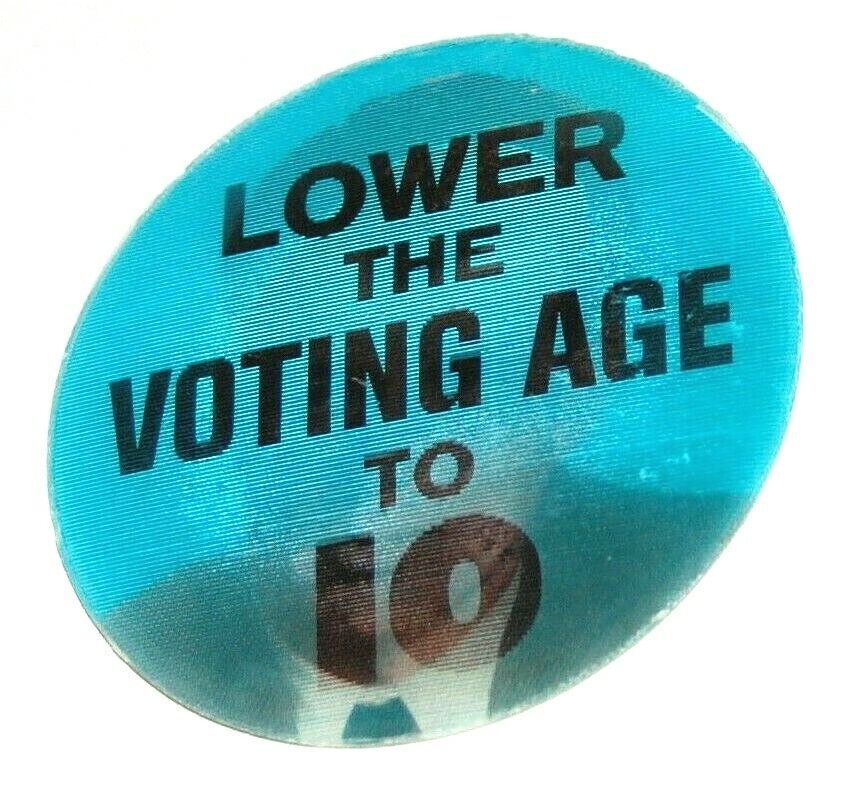 1968 ROBERT F. KENNEDY BOBBY RFK FLASHER VARIVUE campaign pin pinback button