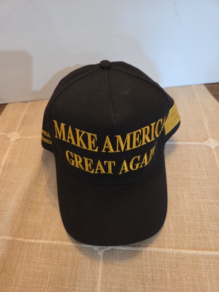 Official Limited Edition Gold Dark MAGA Hat Donald Trump CaliFame