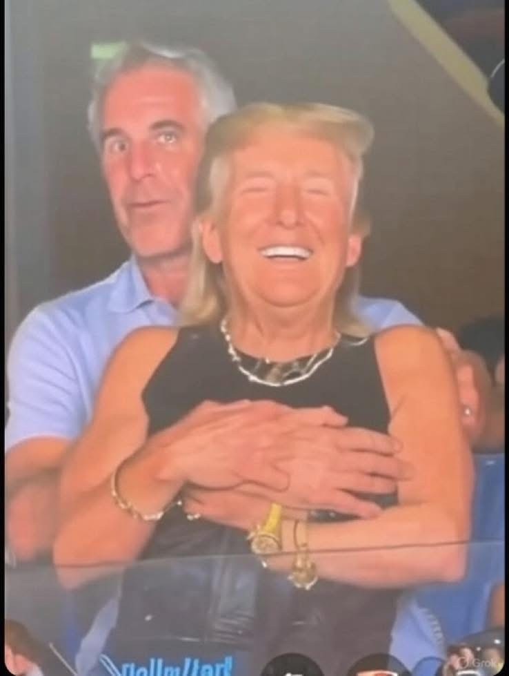 TRUMP/EPSTEIN COLDPLAY CONCERT MEME FUNNY FRIDGE MAGNET 5″ X 3.5″