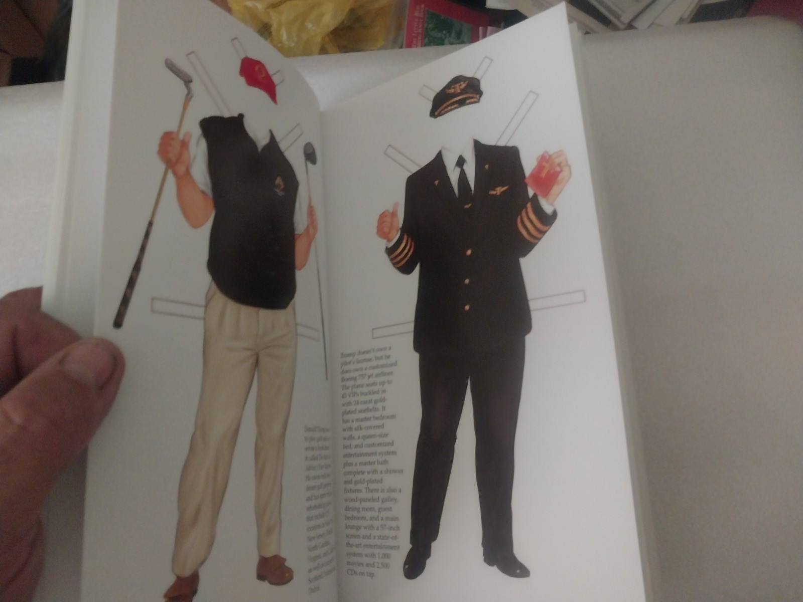 Donald Trump paper doll book by Tim Foley (Collectible Campaign Edition) 2016