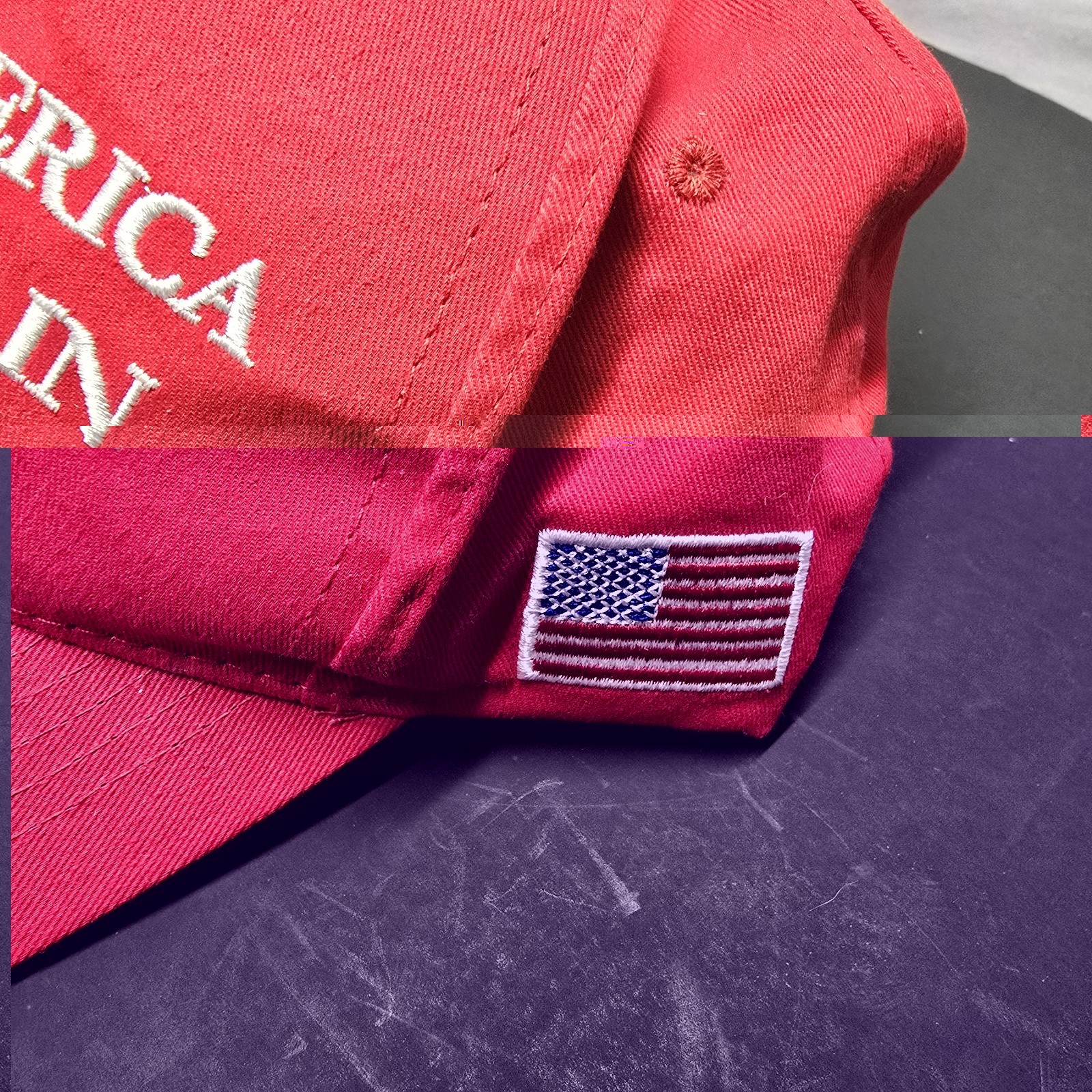 Make America Great Again Hat Donald Trump 2016 USA Flag Patch Politics