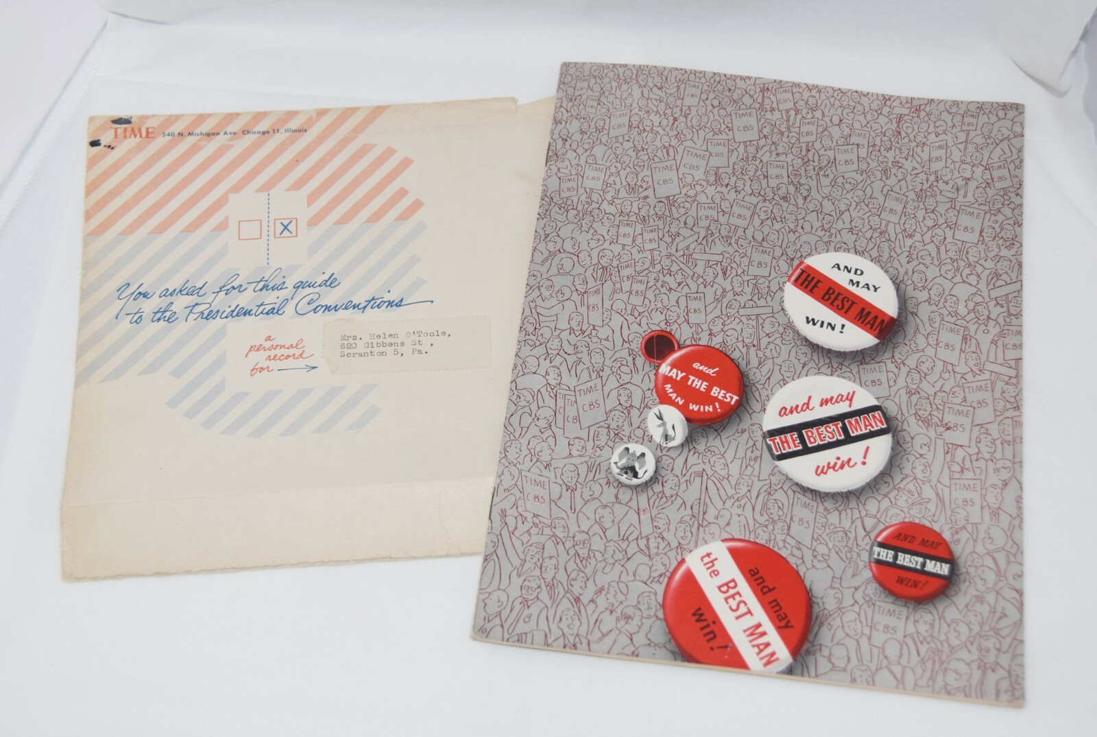 Vintage Time 1956 Presidential Conventions Handbook