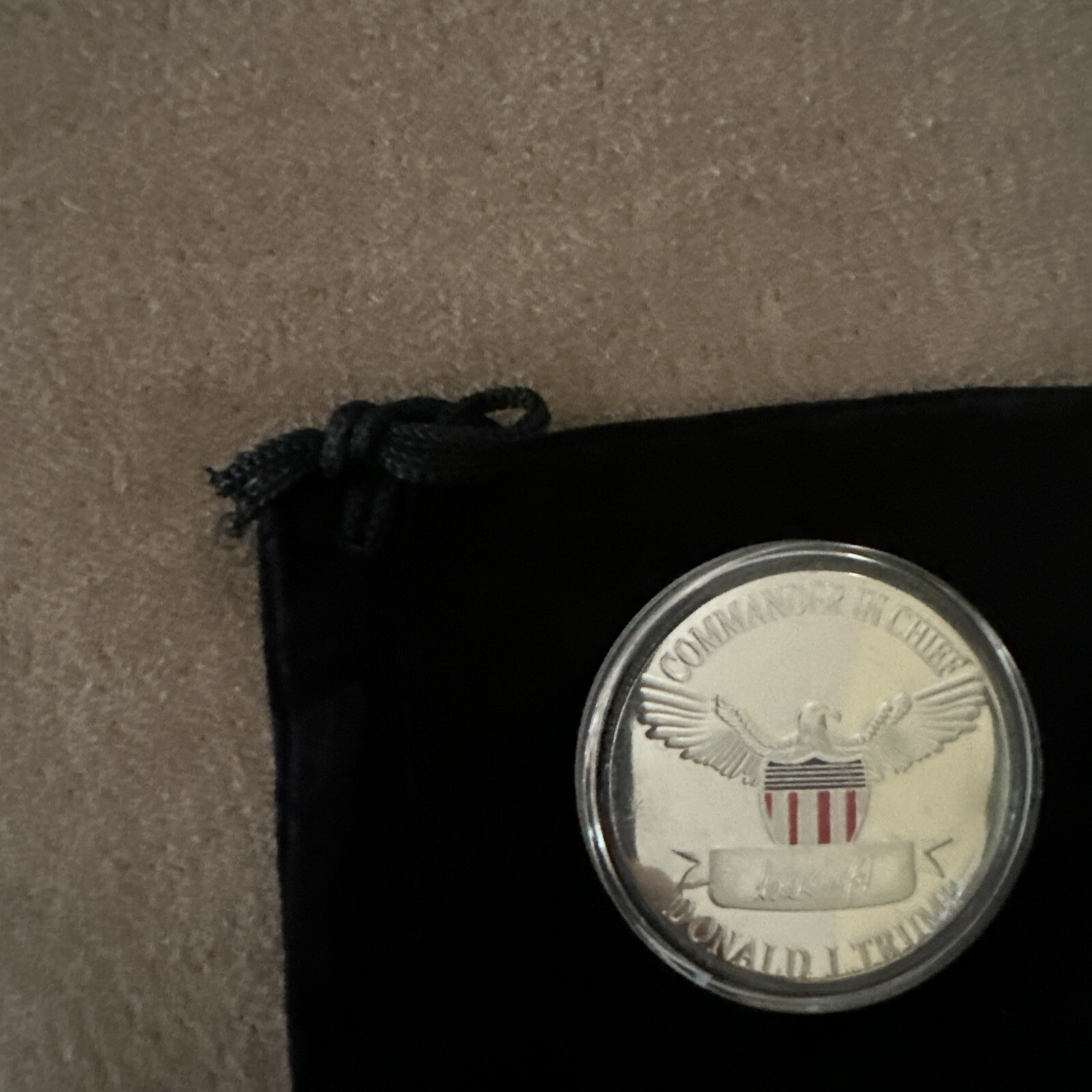 New 2024 Donald Trump Silver Clad Coin “TAKE AMERICA BACK” W/Eagle On Back