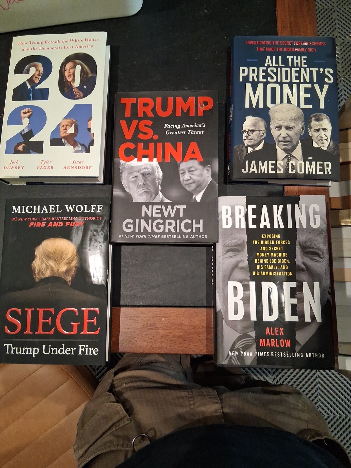 Trump Biden BOOK lot Of 5