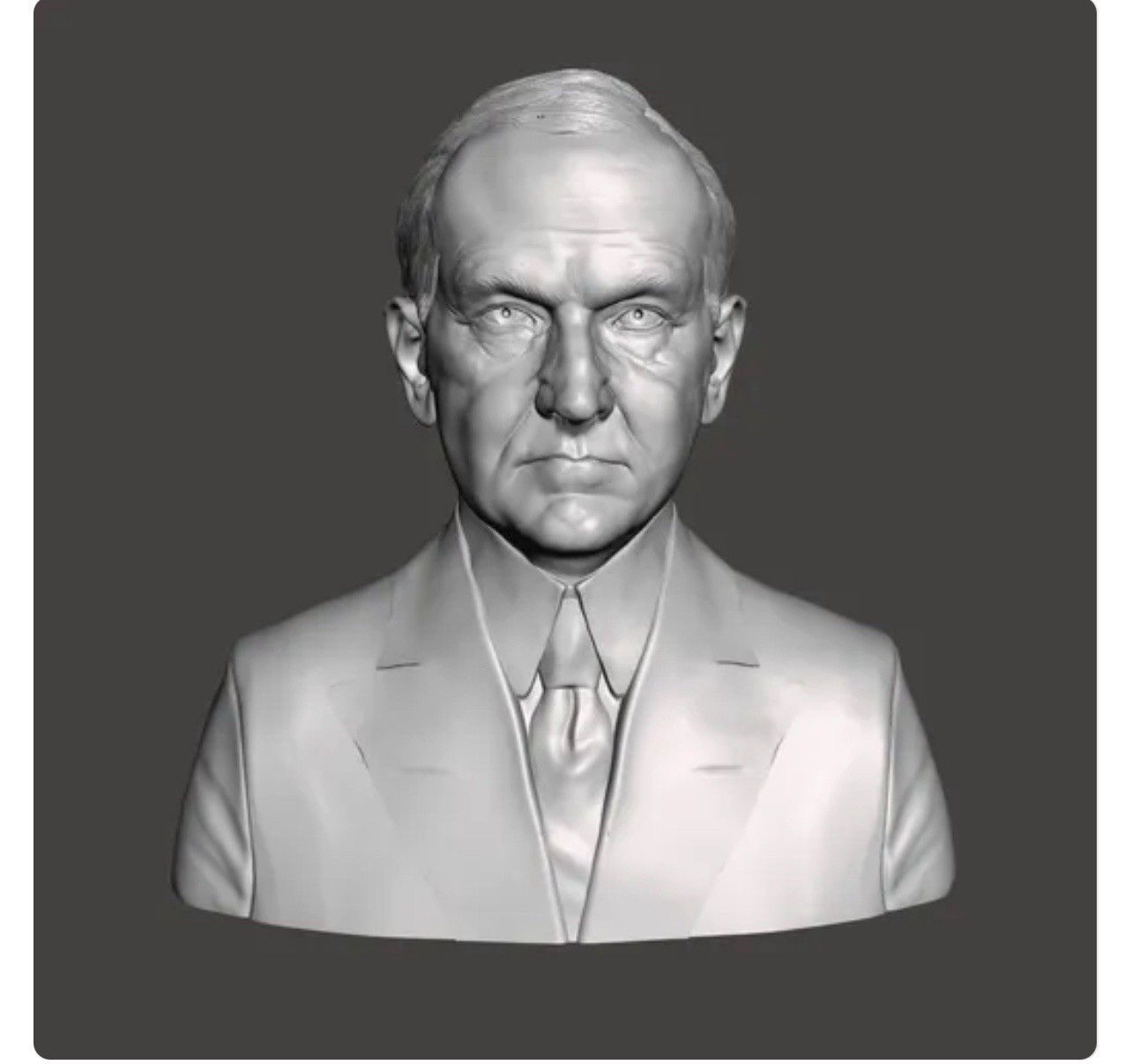 Calvin Coolidge Statue 12″ – Silent Cal President Collectible Home Decor Gift