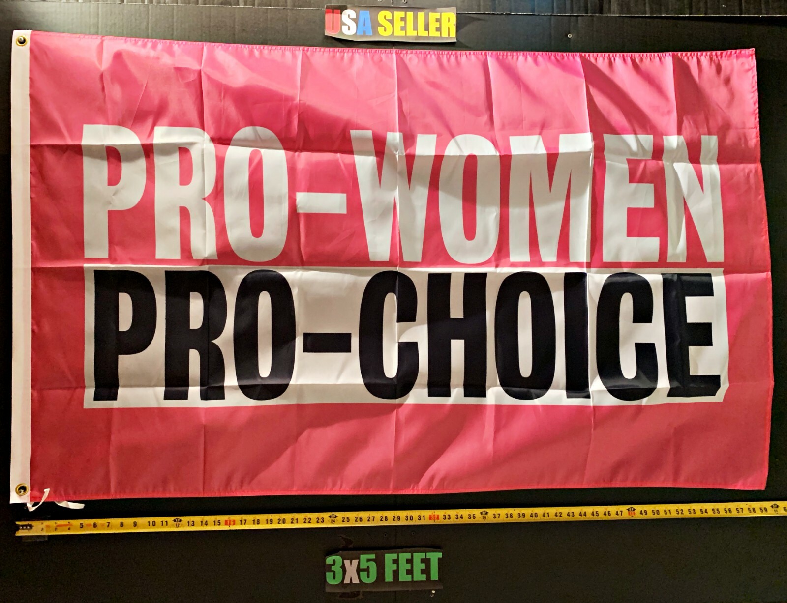 Pro Women Pro Choice Flag FREE USA SHIP Pink Pro Choice Women Girl USA Sign 3×5′