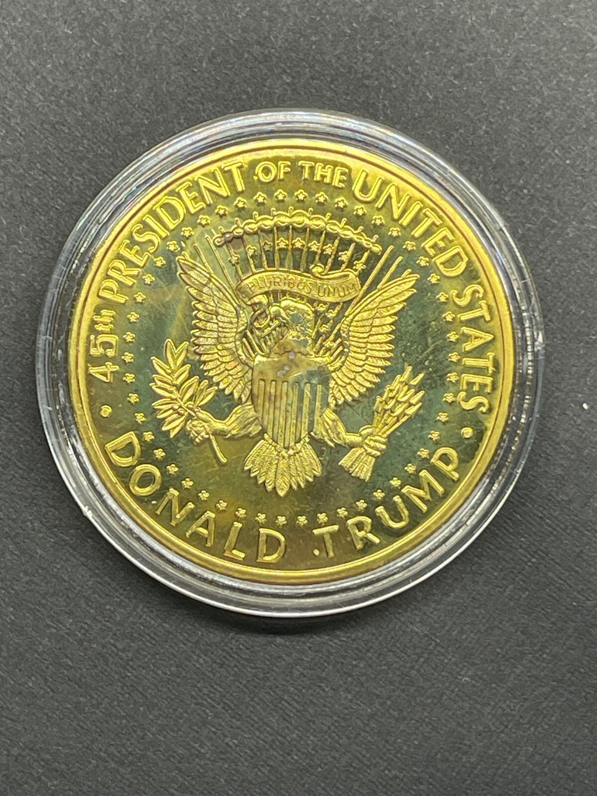 Trump 2018 Gold Plated Challenge Coin 45th President of the United States