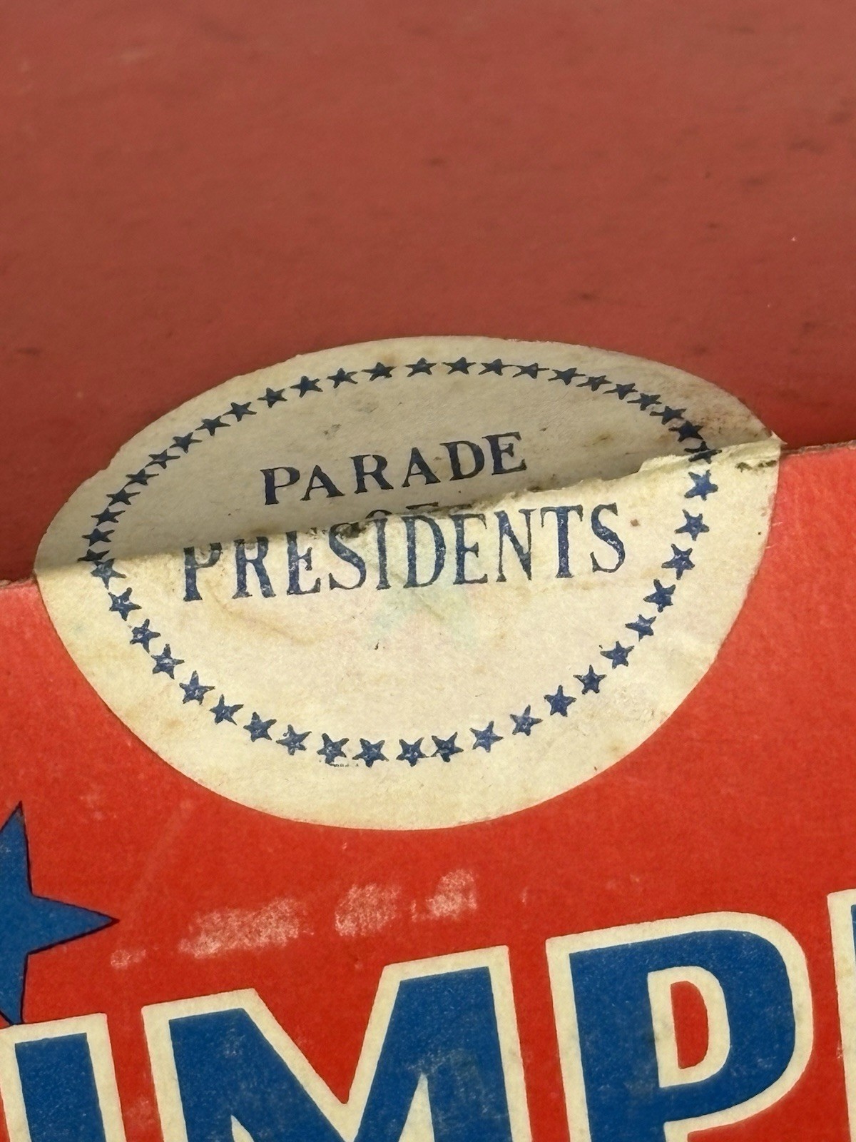 1968 Hubert Humphrey Presidential Campaign Toy Box 24 Figures Sealed NOS Error