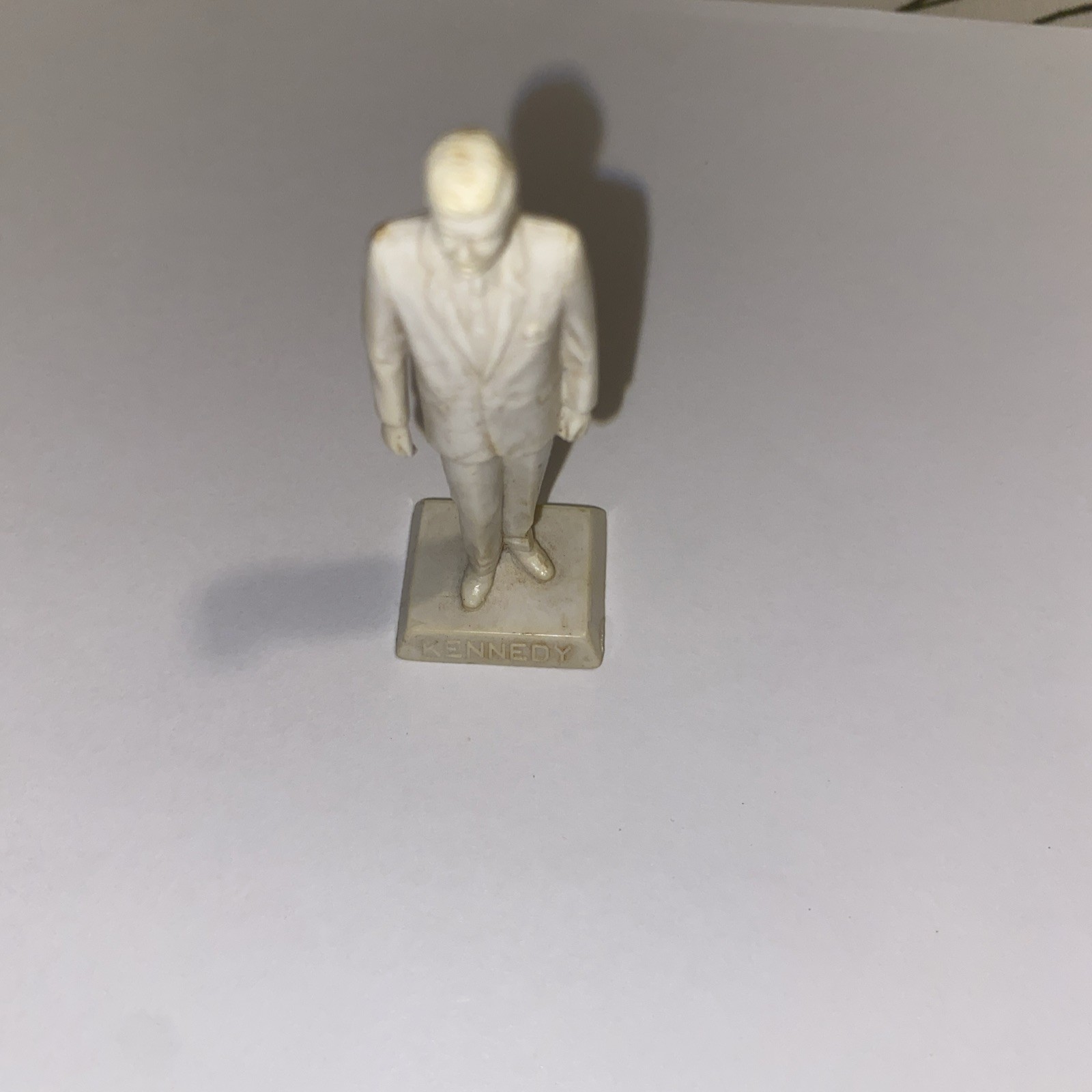 Marx Square Base Kennedy Figure 60mm Hard Plastic Candidate for President NP4