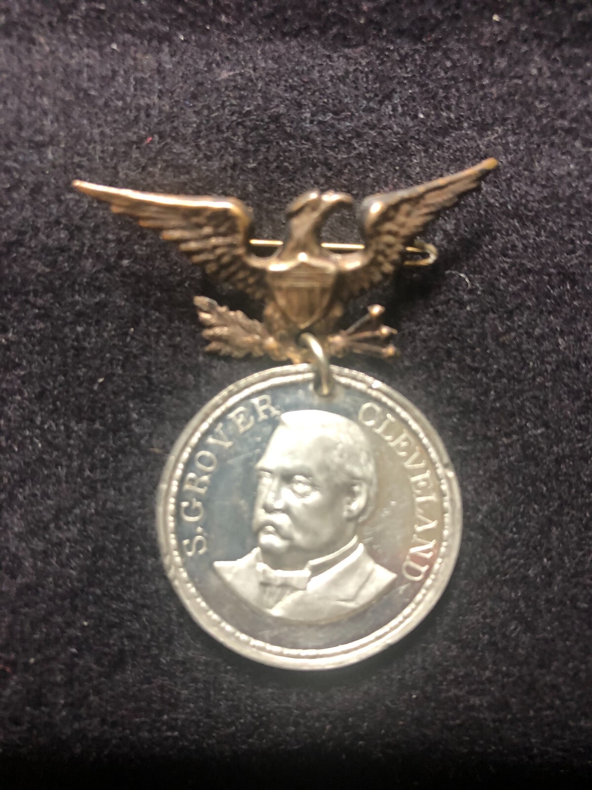 Grover Cleveland & Thomas Hendricks 1884 Presidential Campaign Reform Token