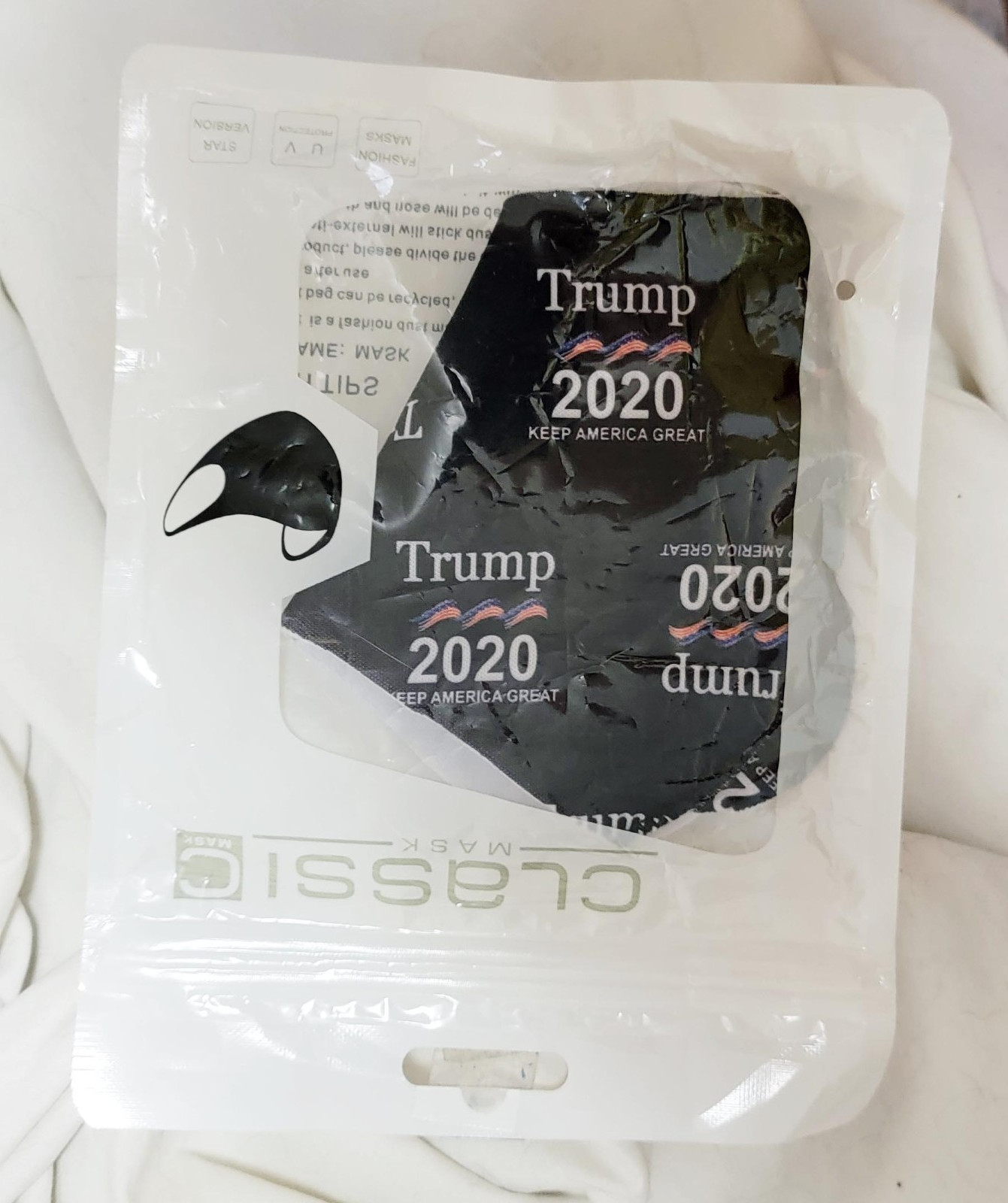 Trump campaign 2020 filter mask NEW unopened!