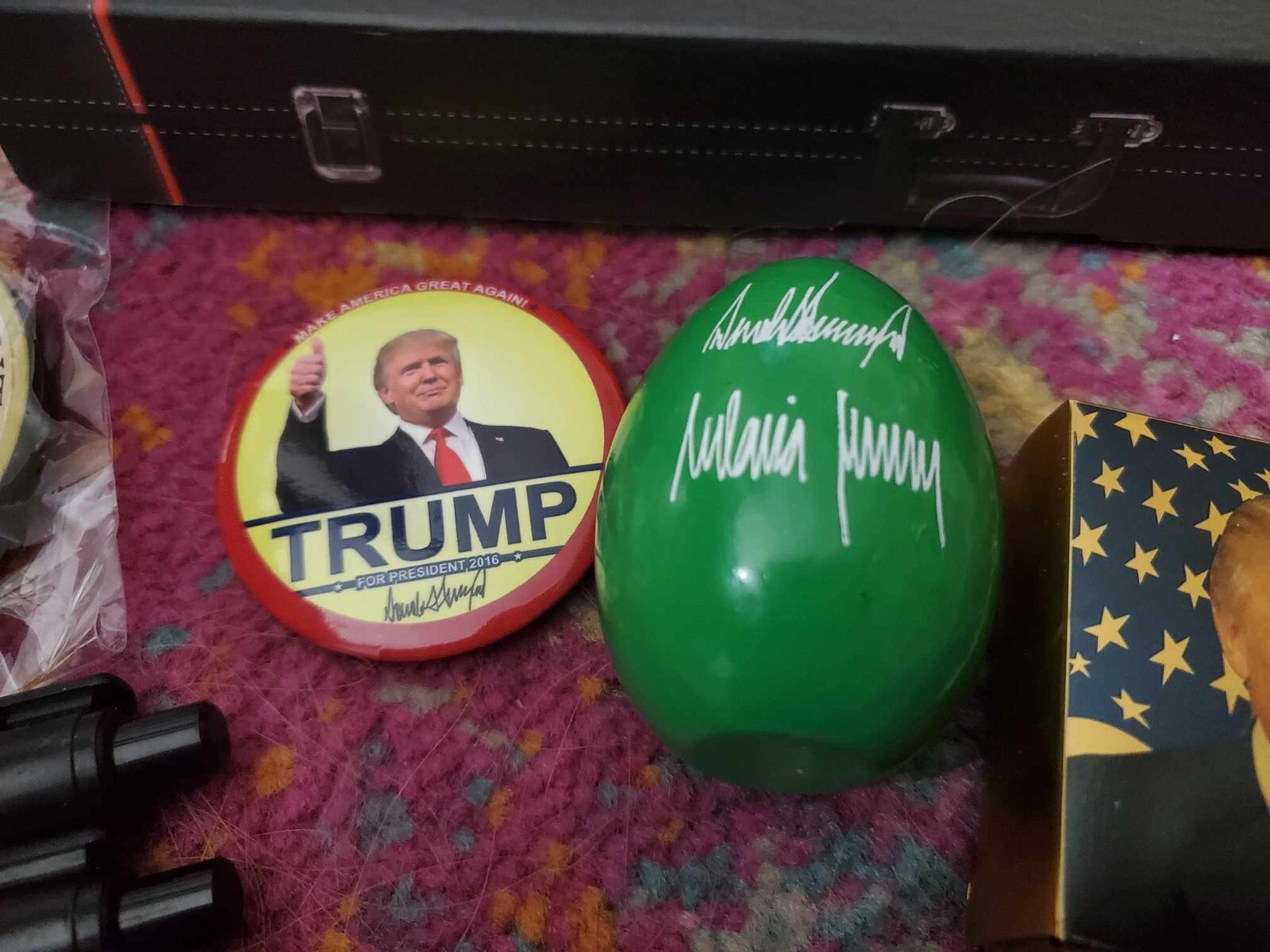 RARE 14PC TRUMP 2016-NOW LOT, SIGNED EASTER EGG WHITEHOUSE PENS CARDS PIN +MORE