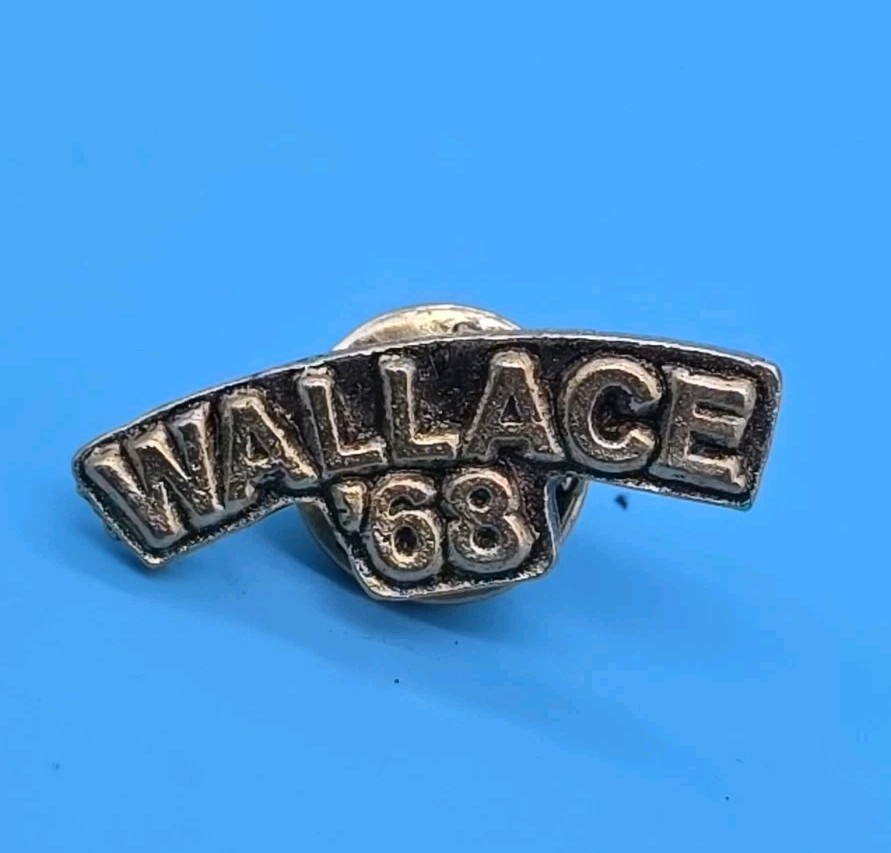 💥💥💥1968 George Wallace for President Campaign Tie Clip