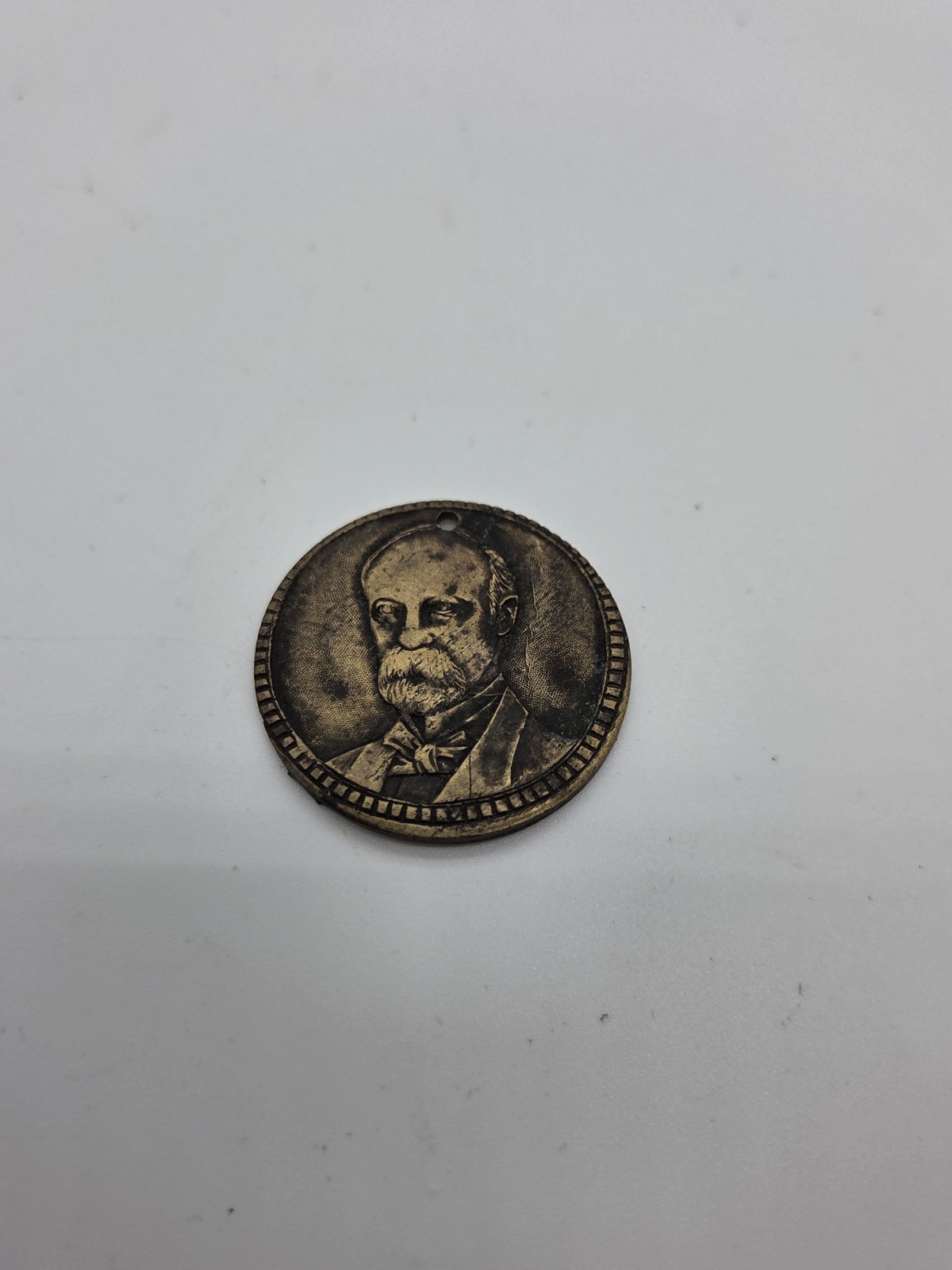 Teddy Roosevelt & Charles Fairbanks watch fob bottom for president 1904