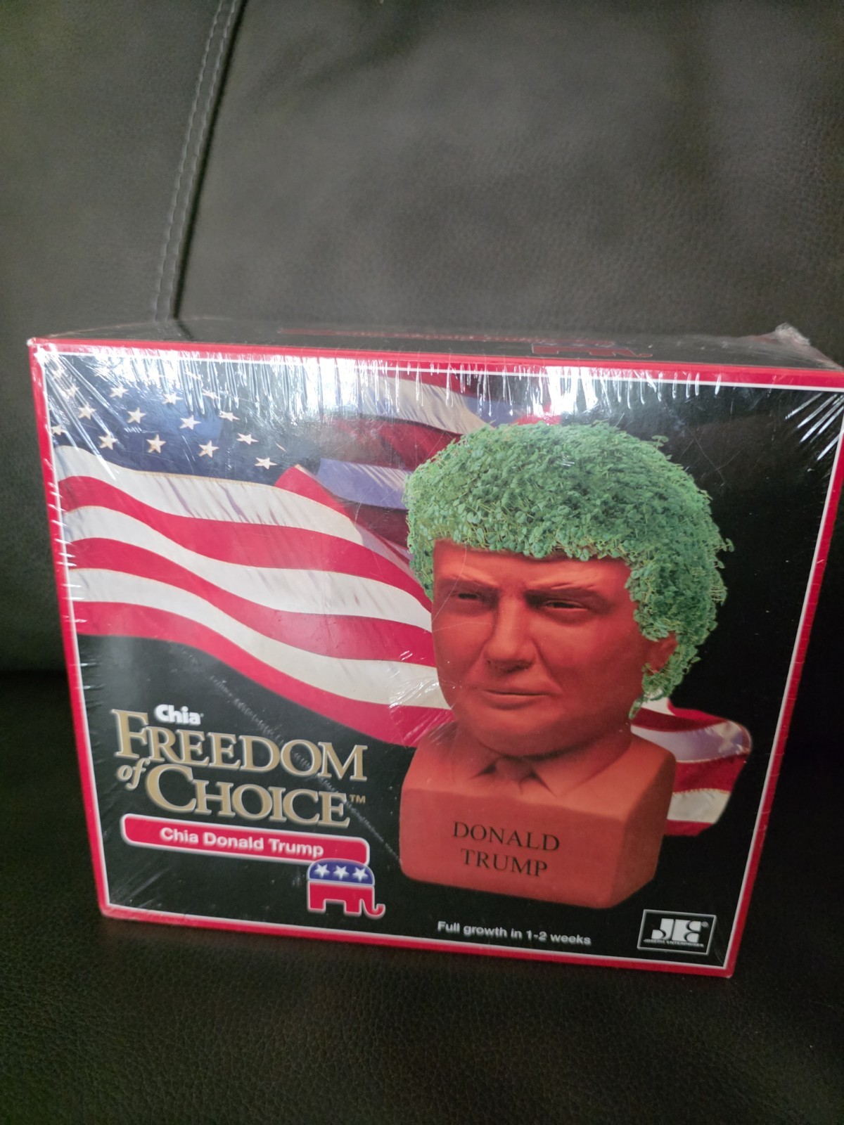 DONALD TRUMP Chia Pet, Freedom of Choice Chia USA NEW IN ORIGINAL BOX