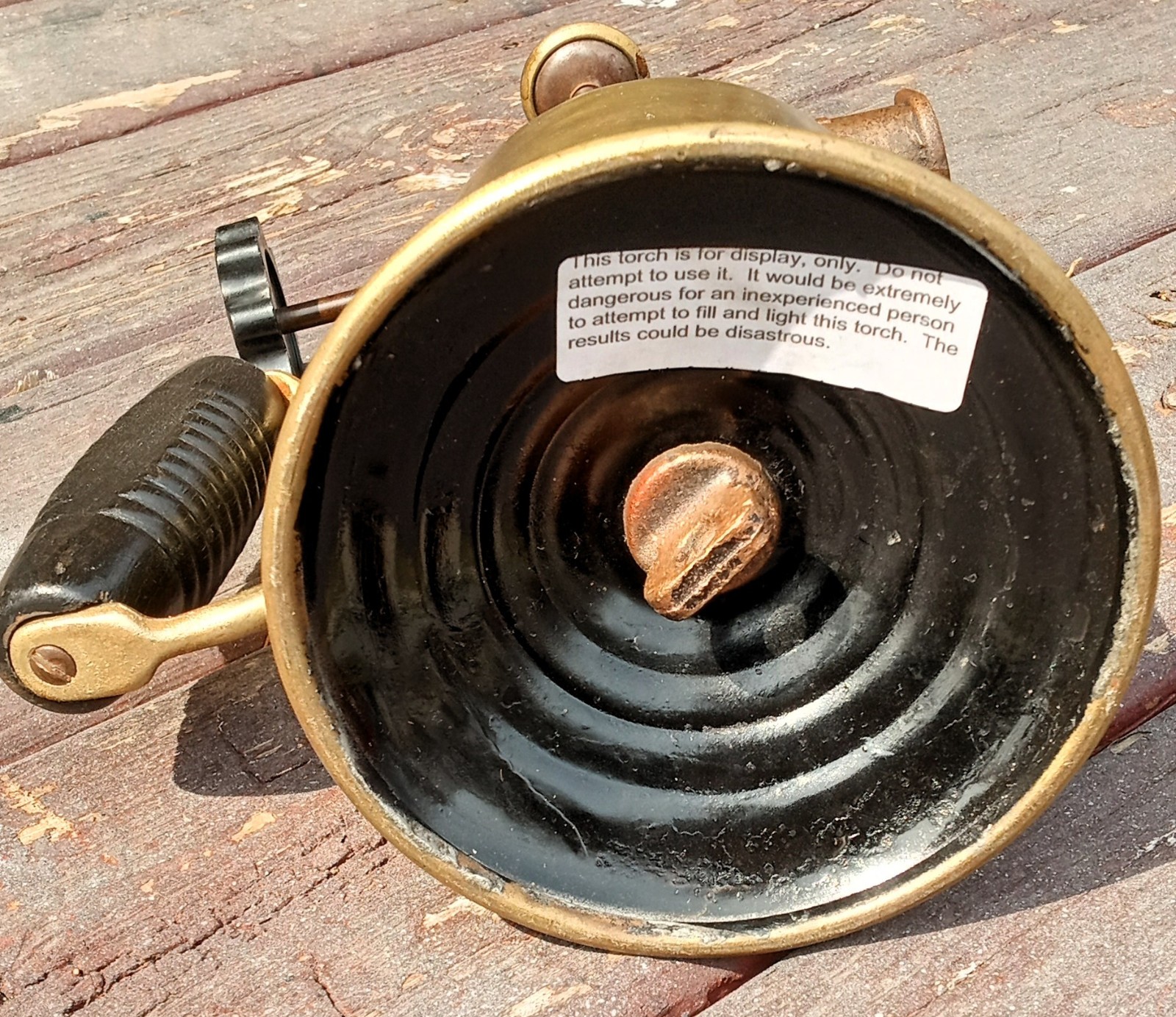 Donald Trump Supporter, Restored Vintage “Champion” Solid Brass Blow Torch