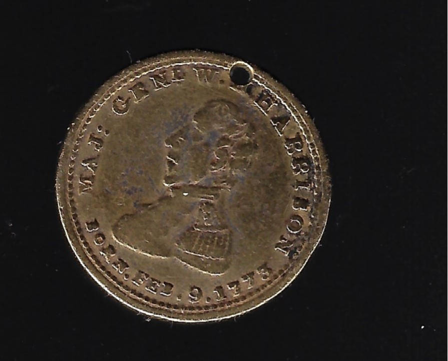 1840 William Henry Harrison Presidential Campaign Token or Medal Style #2