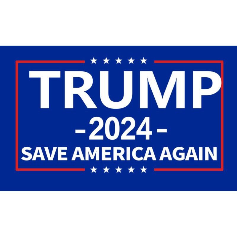 Trump Donald 2024 Save America Again Flag