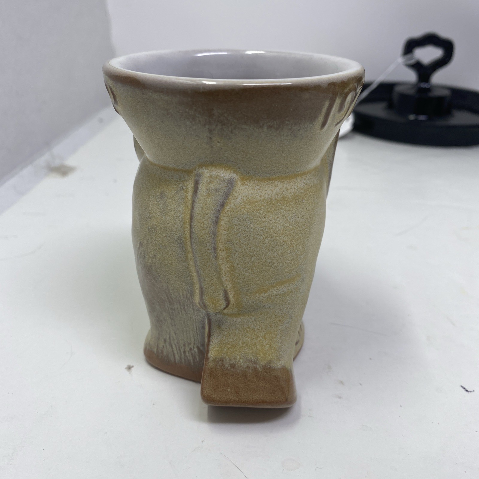 Vintage Frankoma 1973 GOP Repub. Nixon-Agnew Elephant Sapulpa Clay Pottery Mug