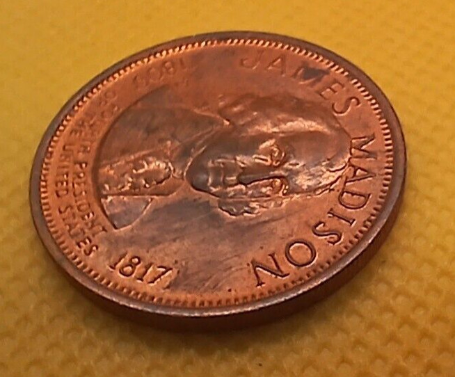 James Madison 4th Presidential Coin