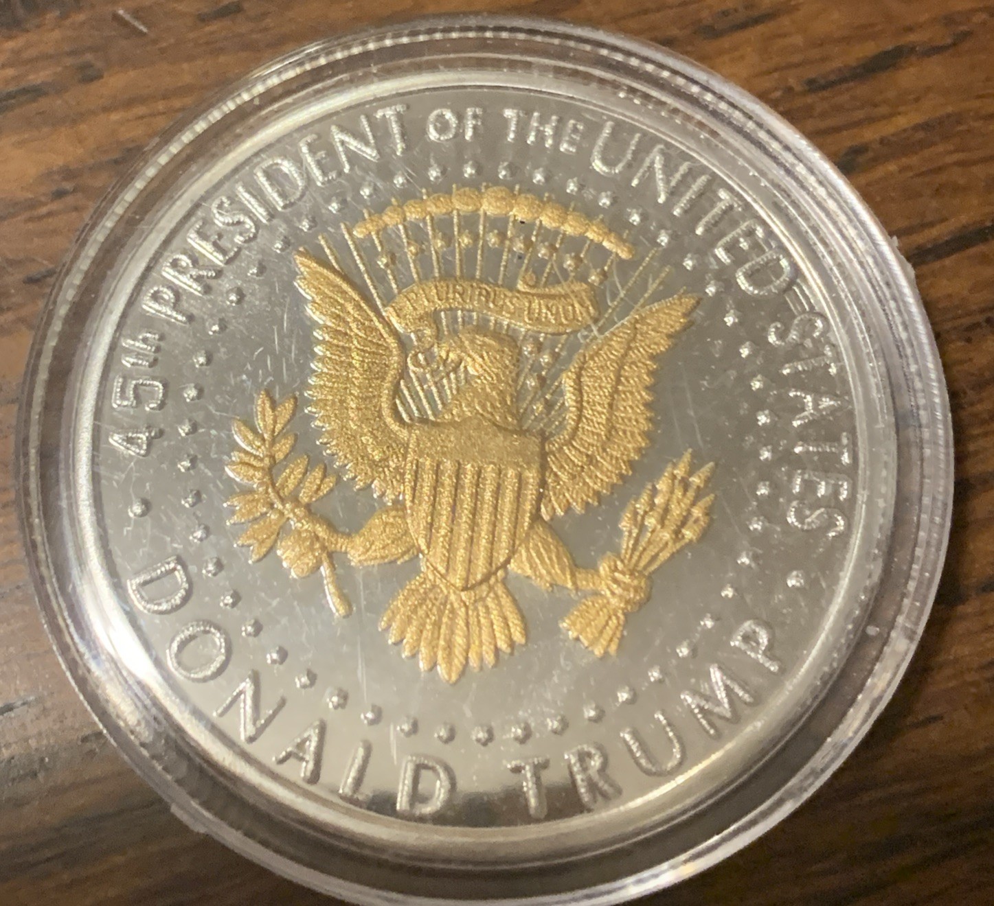 **TRUMP** 2020~SILVER/GOLD Plated~Coins~45th President **KEEP AMERICA GREAT**