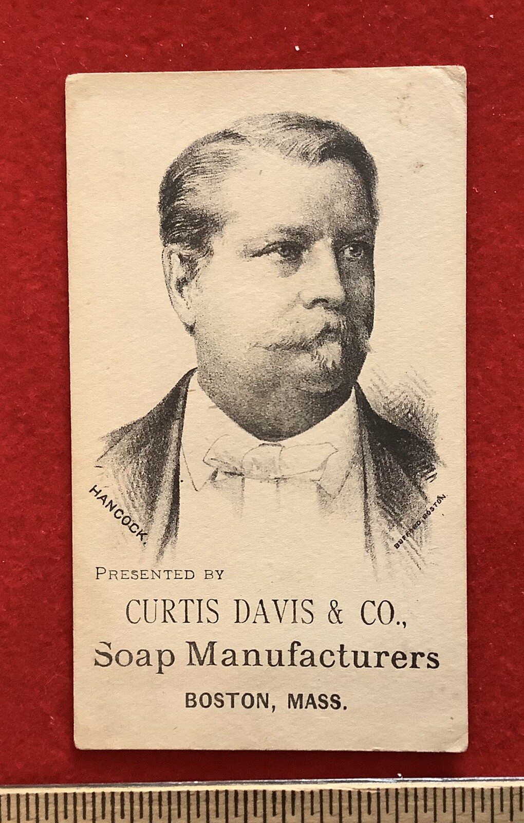 Winfield Scott Hancock Advertising Trade Card, Welcome Soap