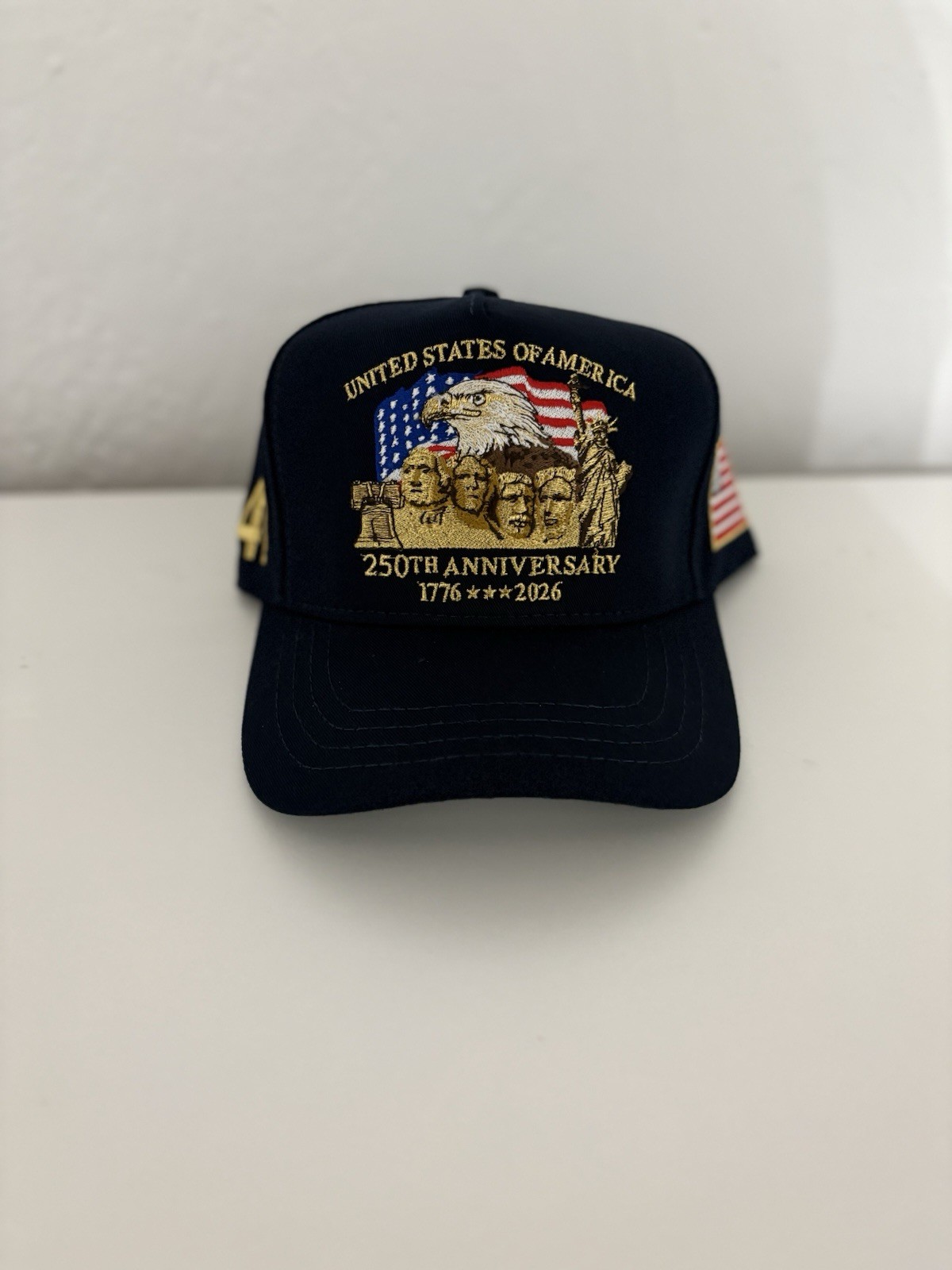 New Release Donald Trump BLUE Cap HAT Cali Fame 45-47 250th Anniversary