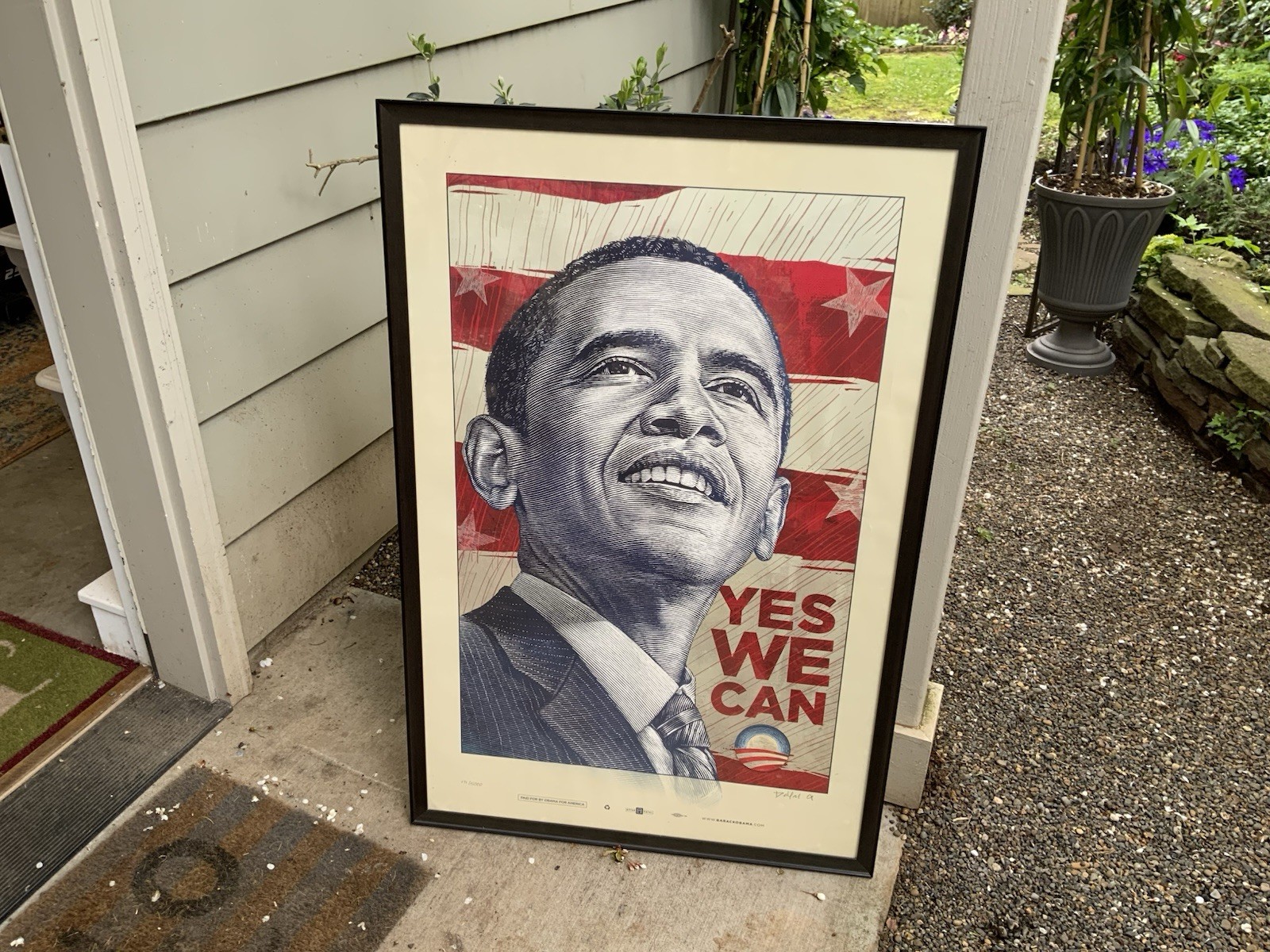 “YES WE CAN” ~ Obama For America Campaign ~ Antar Dayal ~ SIGNED ~ 2008