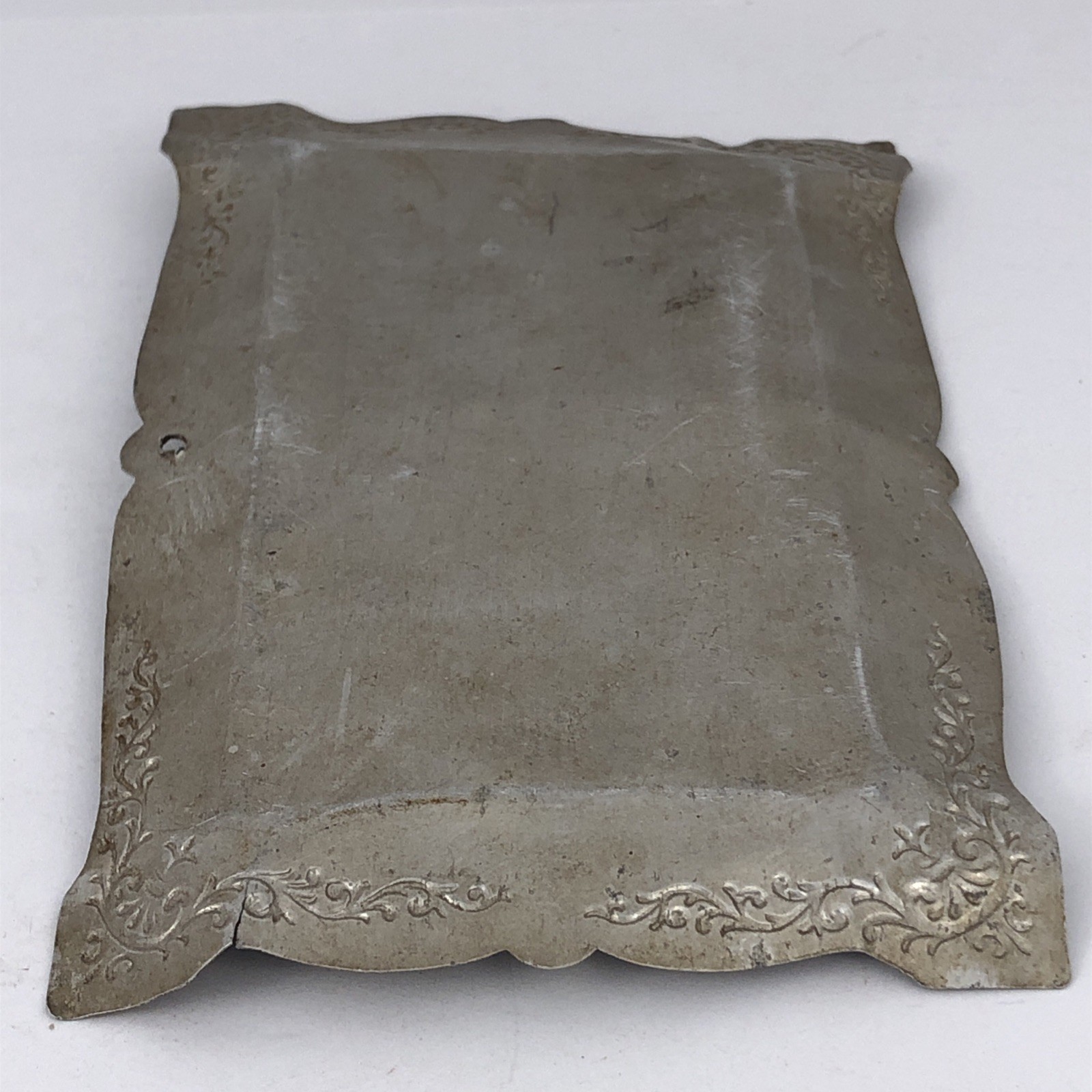 Antique 1904 Theodore Roosevelt & Fairbanks Campaign Aluminum Tip Tray RARE