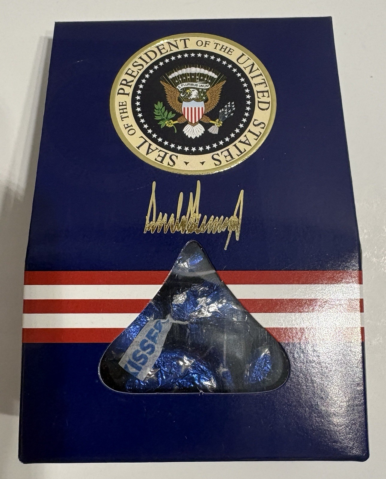 Donald Trump Presidential M&Ms & Hershey’s Kisses—White House Sealed with Bag