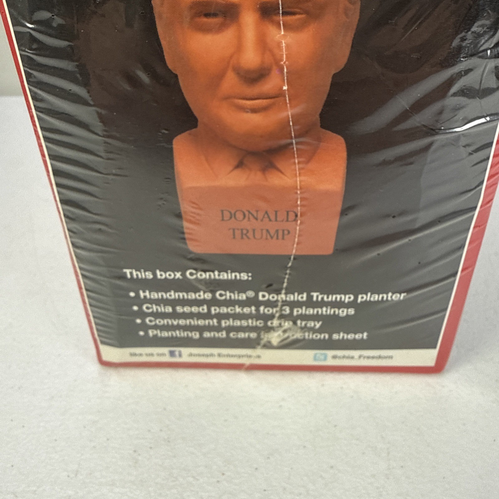 Sealed NEW Chia Pet ‘Freedom of Choice’ Donald Trump 2017 USA Presidential