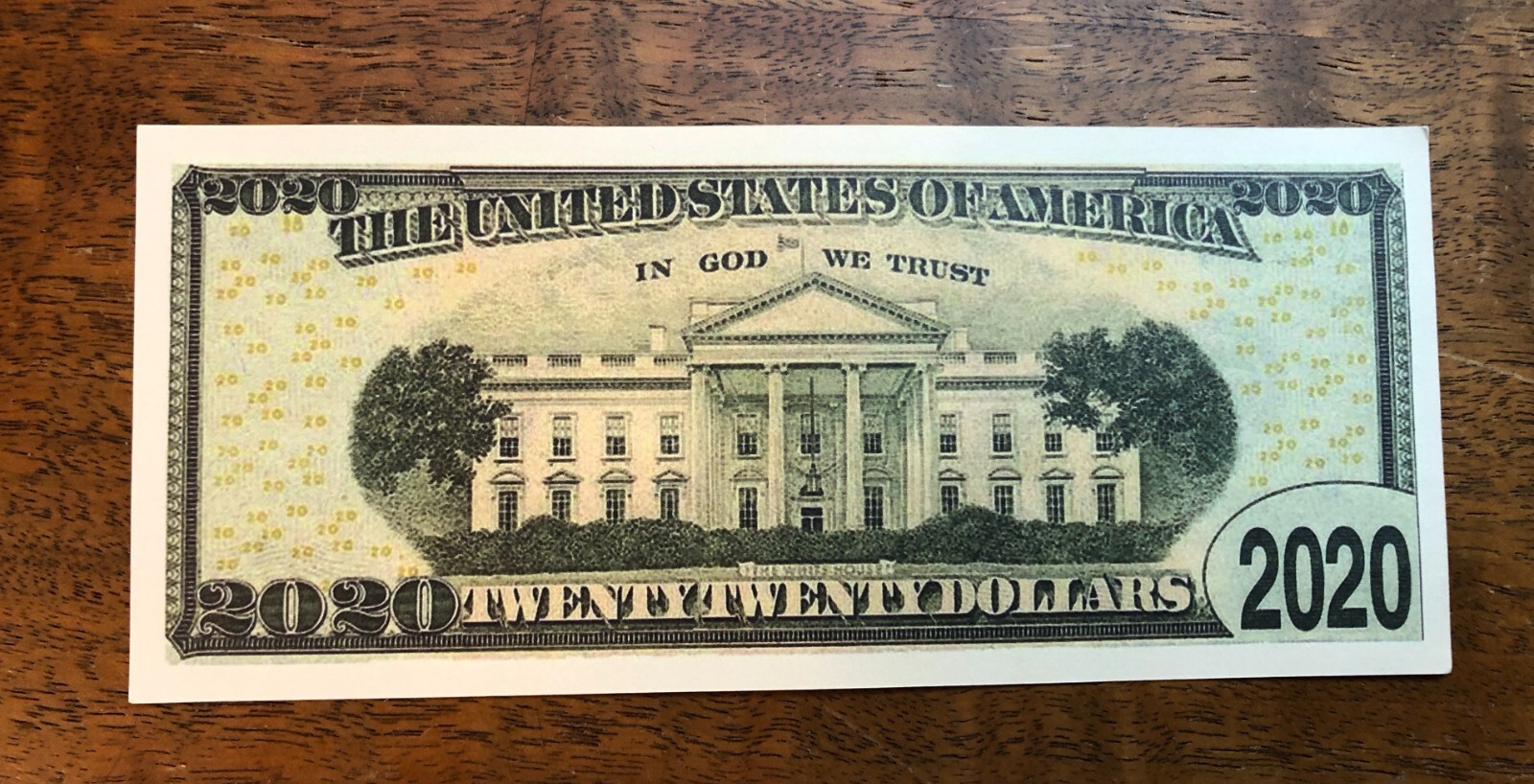 Donald Trump 2020 Campaign Dollar Bill MAGA Novelty Money