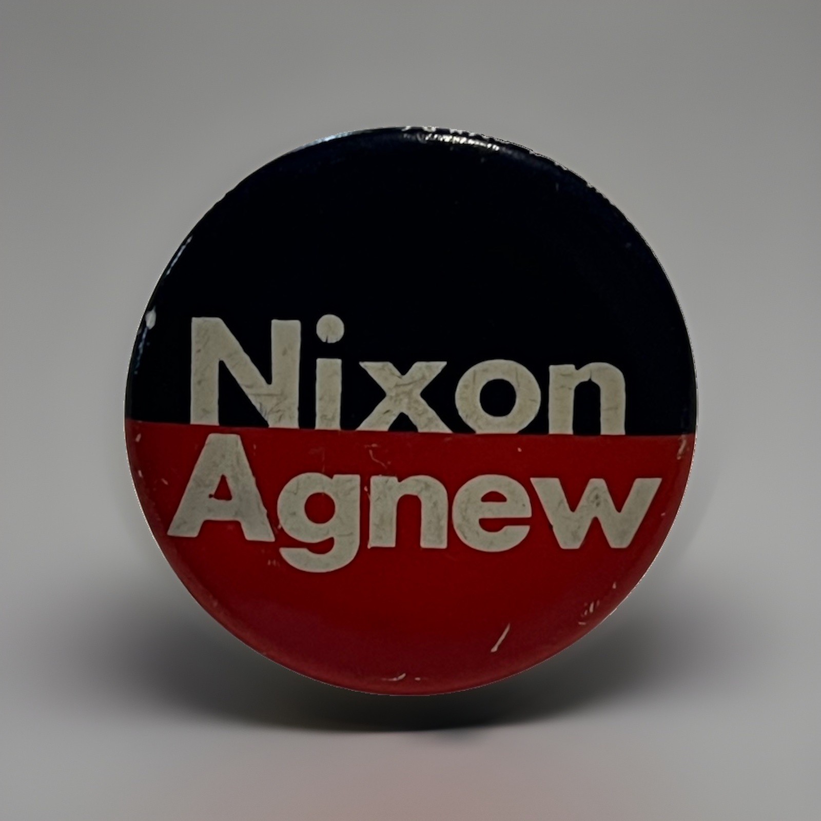 1972 Nixon Agnew Republican Political Campaign Pinback Button 1.25″ Vintage