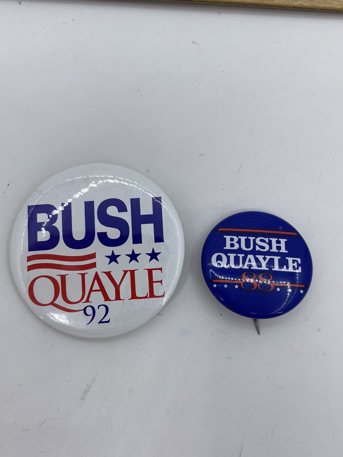 1988 & 1992 Bush Quayle Campaign Buttons Presidential Pin Back Political